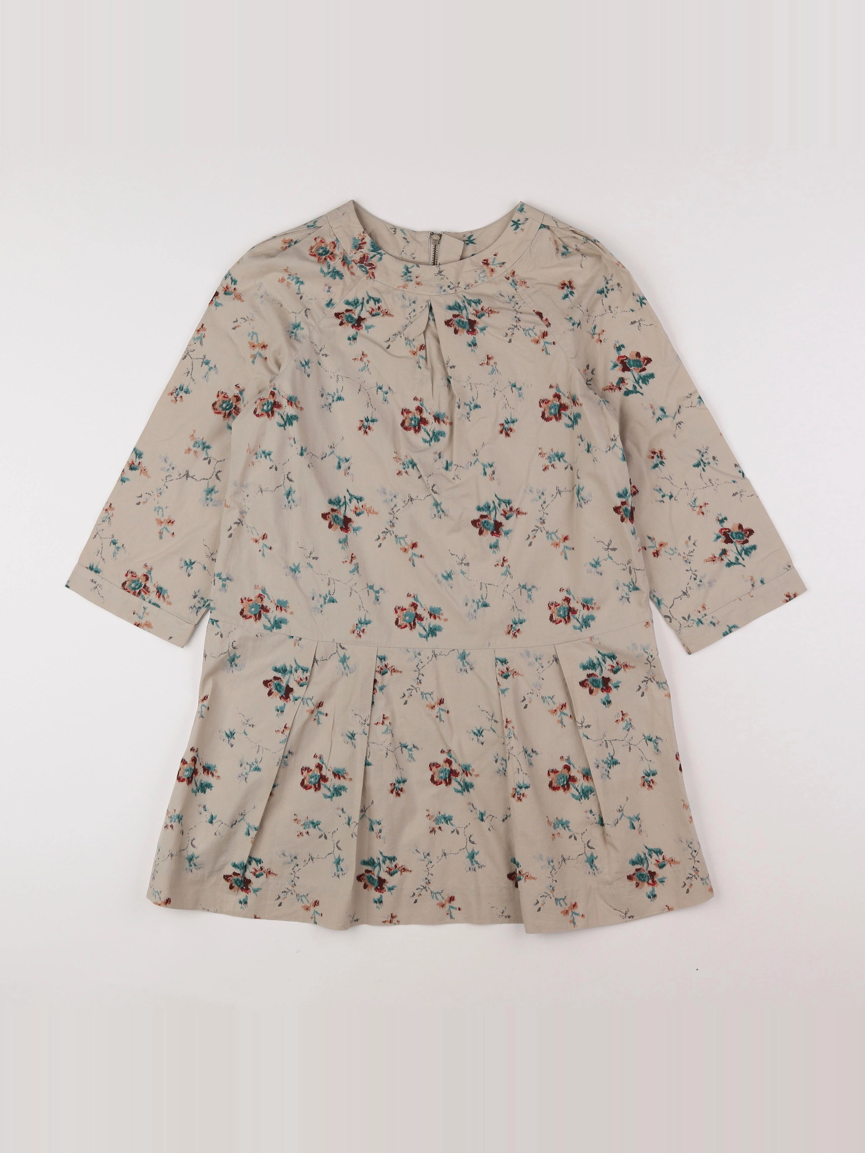 Bonpoint - robe beige - 12 ans