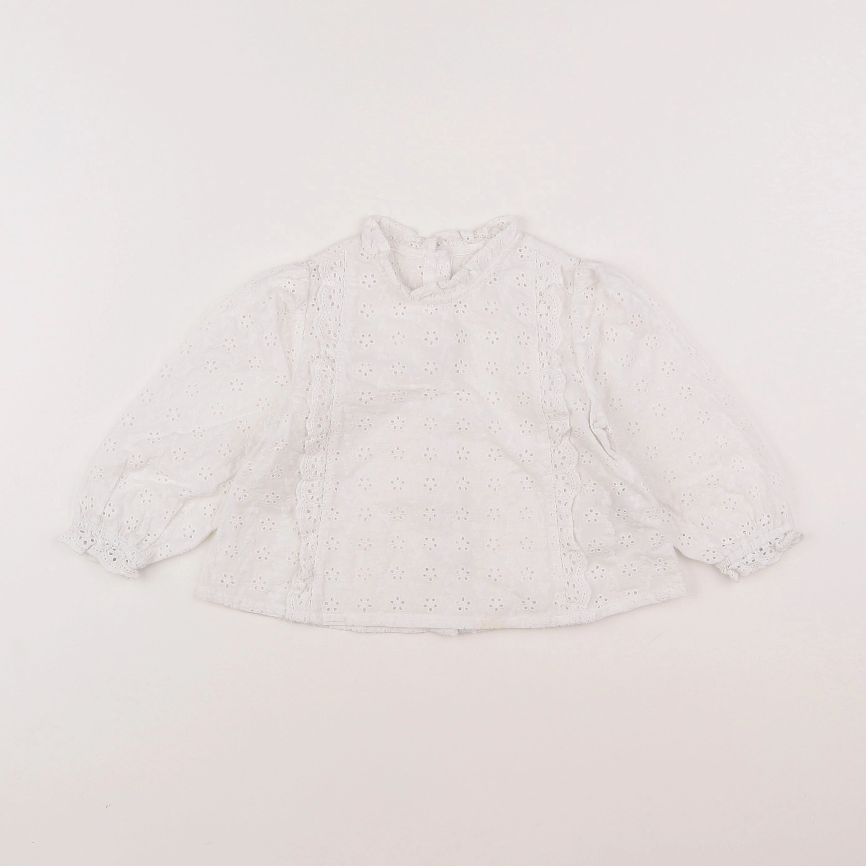 Vertbaudet - blouse blanc - 2 ans