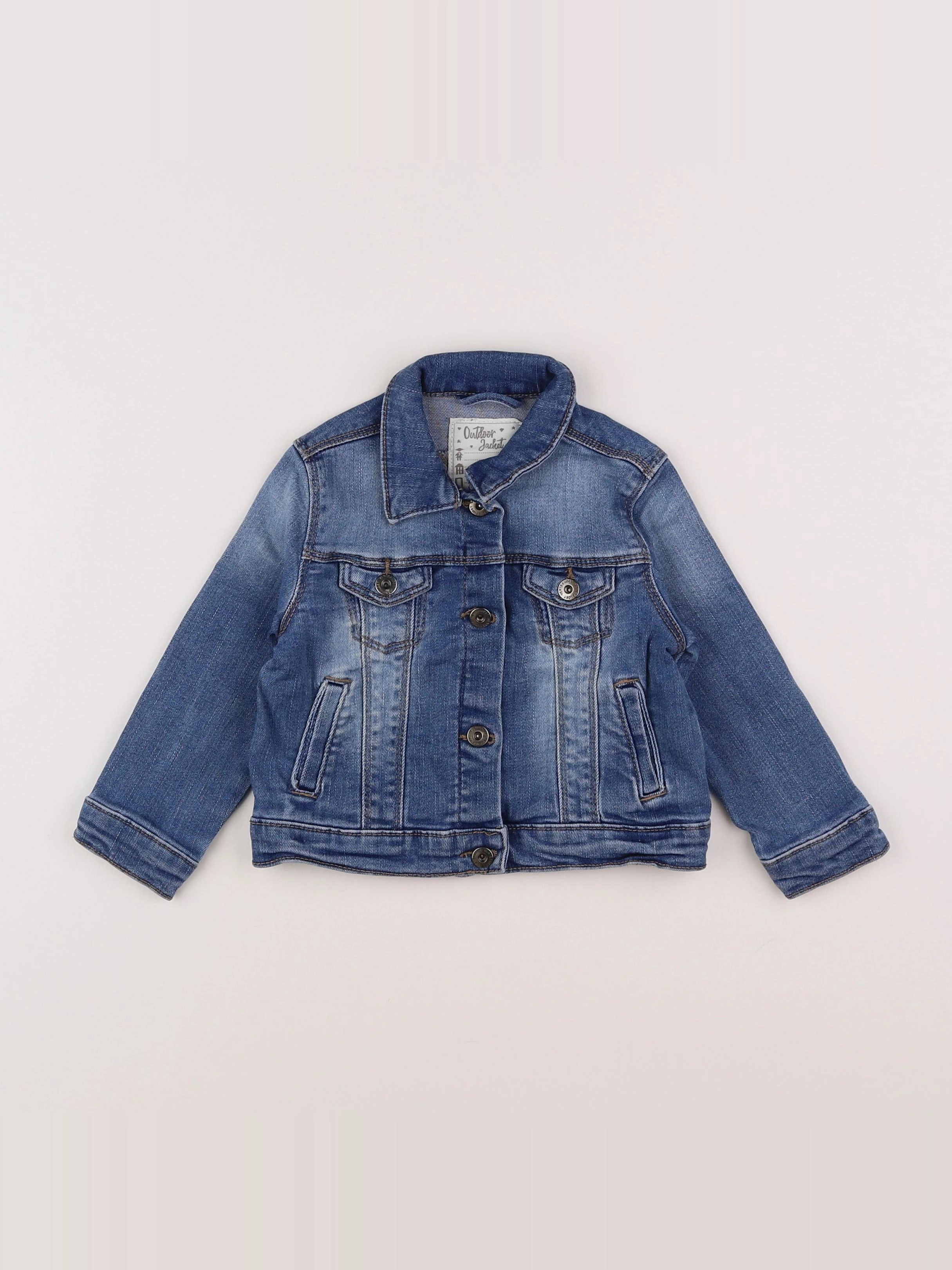 Vertbaudet - veste bleu - 2 ans