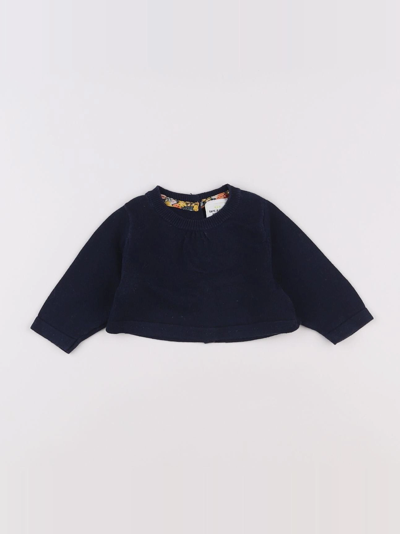 Tape à l'oeil - pull bleu - 3 mois