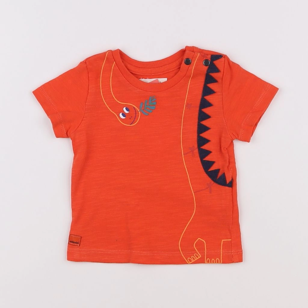 Catimini - tee-shirt orange - 3 mois