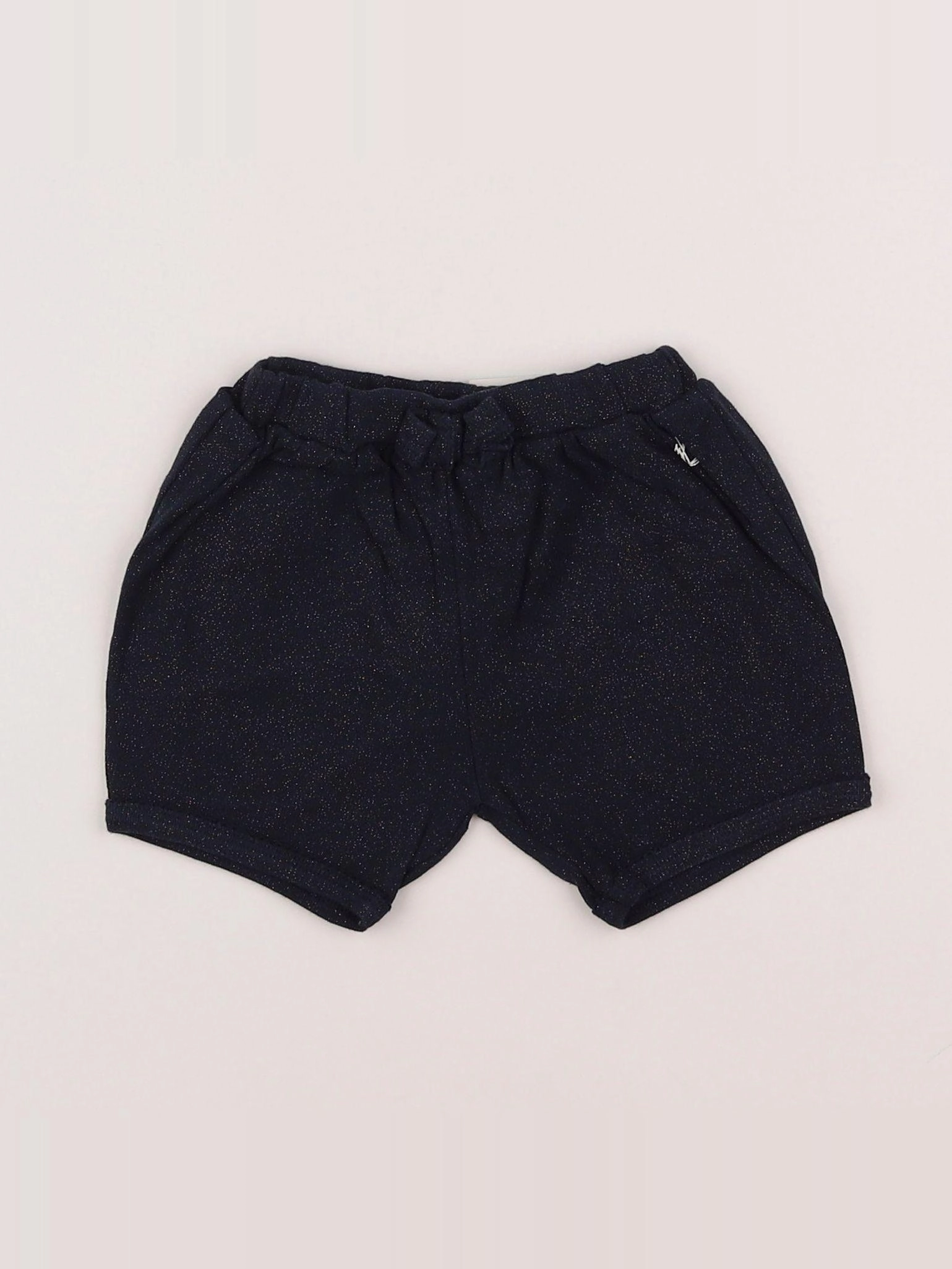 Petit Bateau - short bleu, or - 18 mois