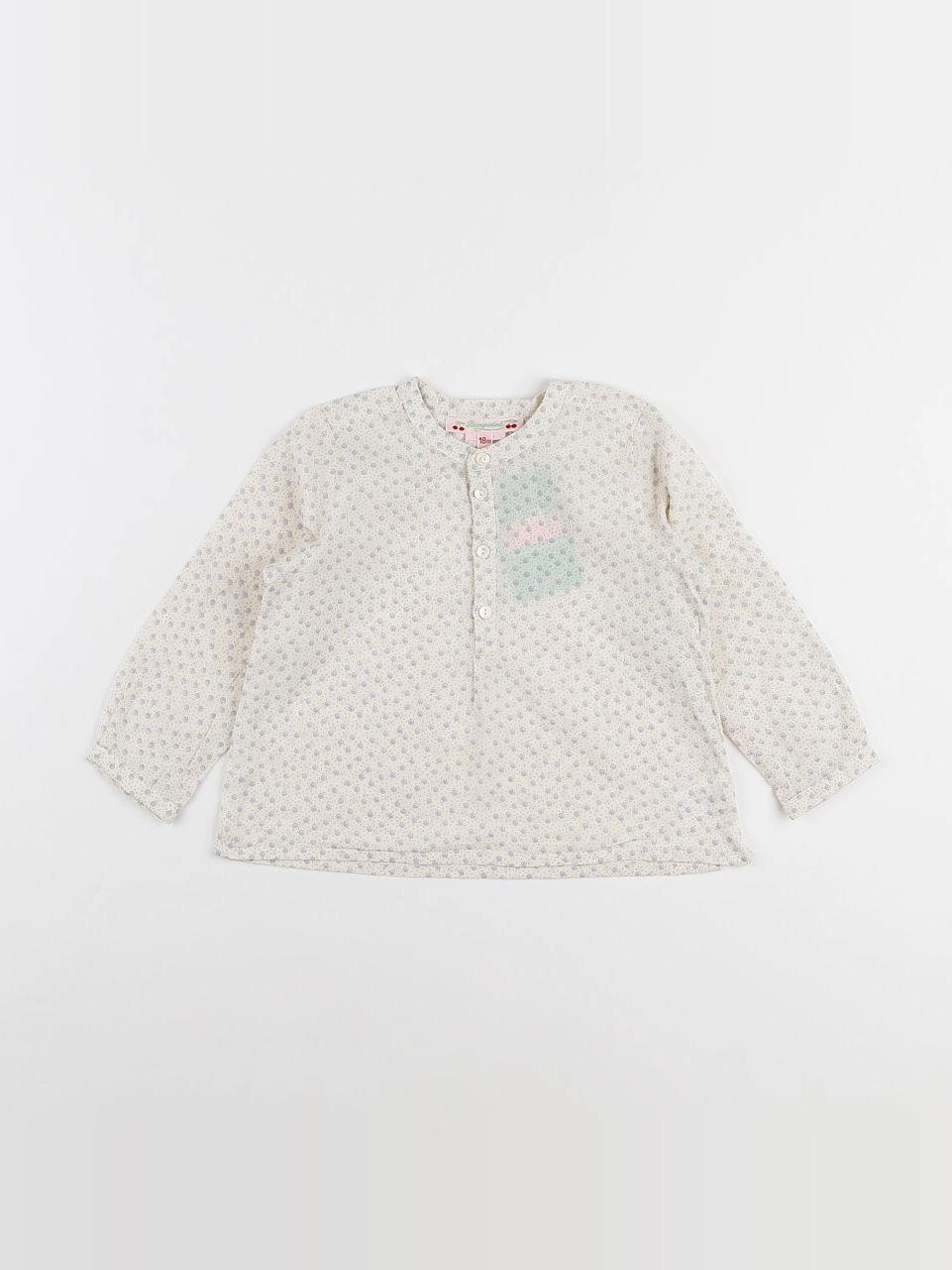 Bonpoint - blouse beige - 18 mois