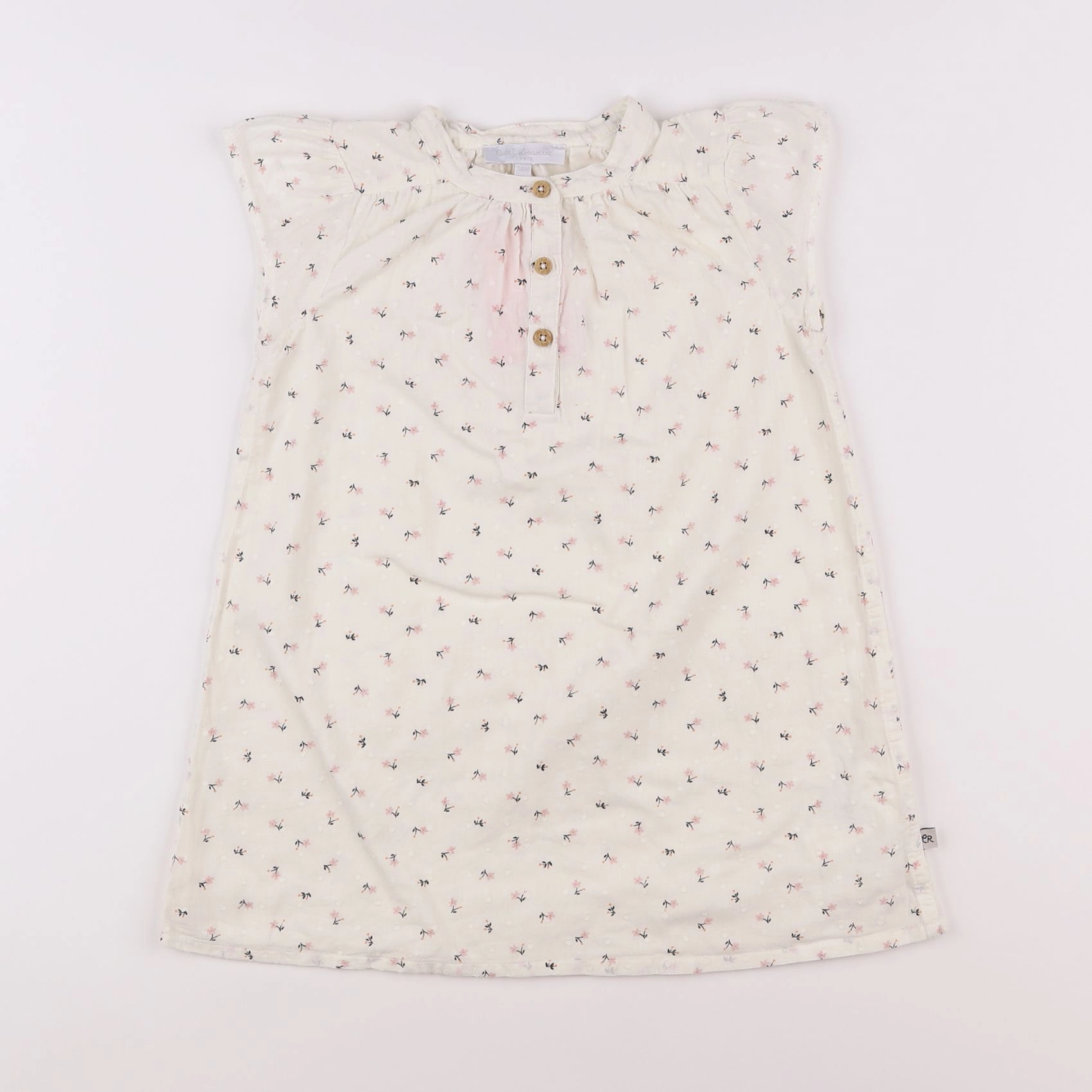 Cadet Rousselle - robe beige, orange - 3 ans