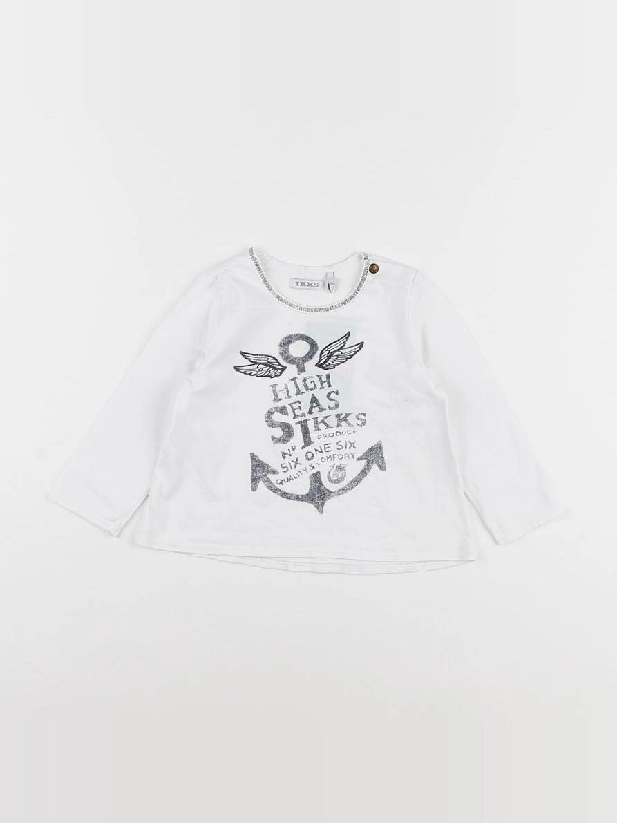 IKKS - tee-shirt blanc - 18 mois