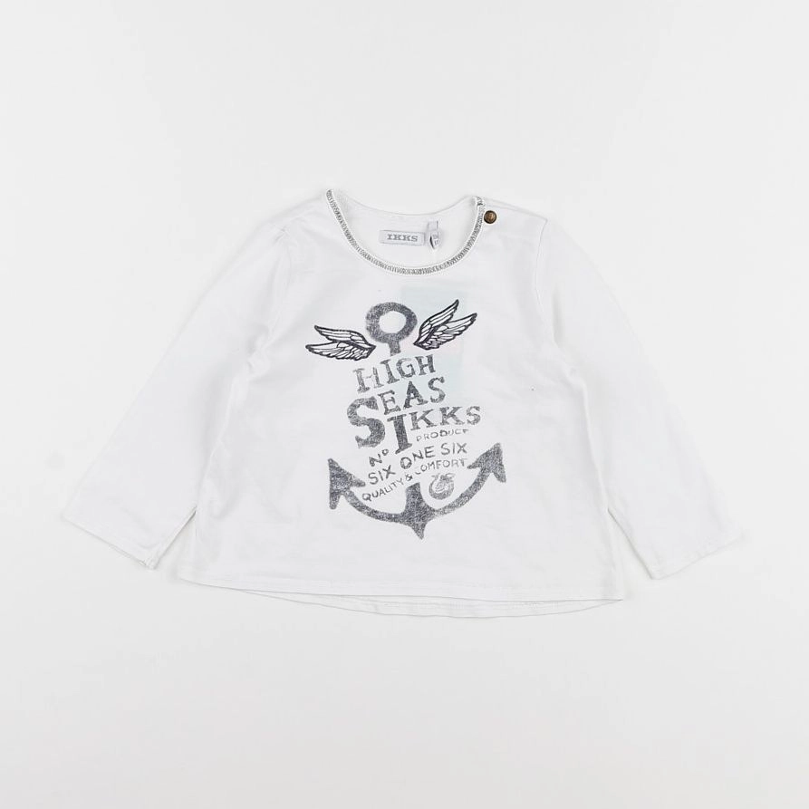IKKS - tee-shirt blanc - 18 mois