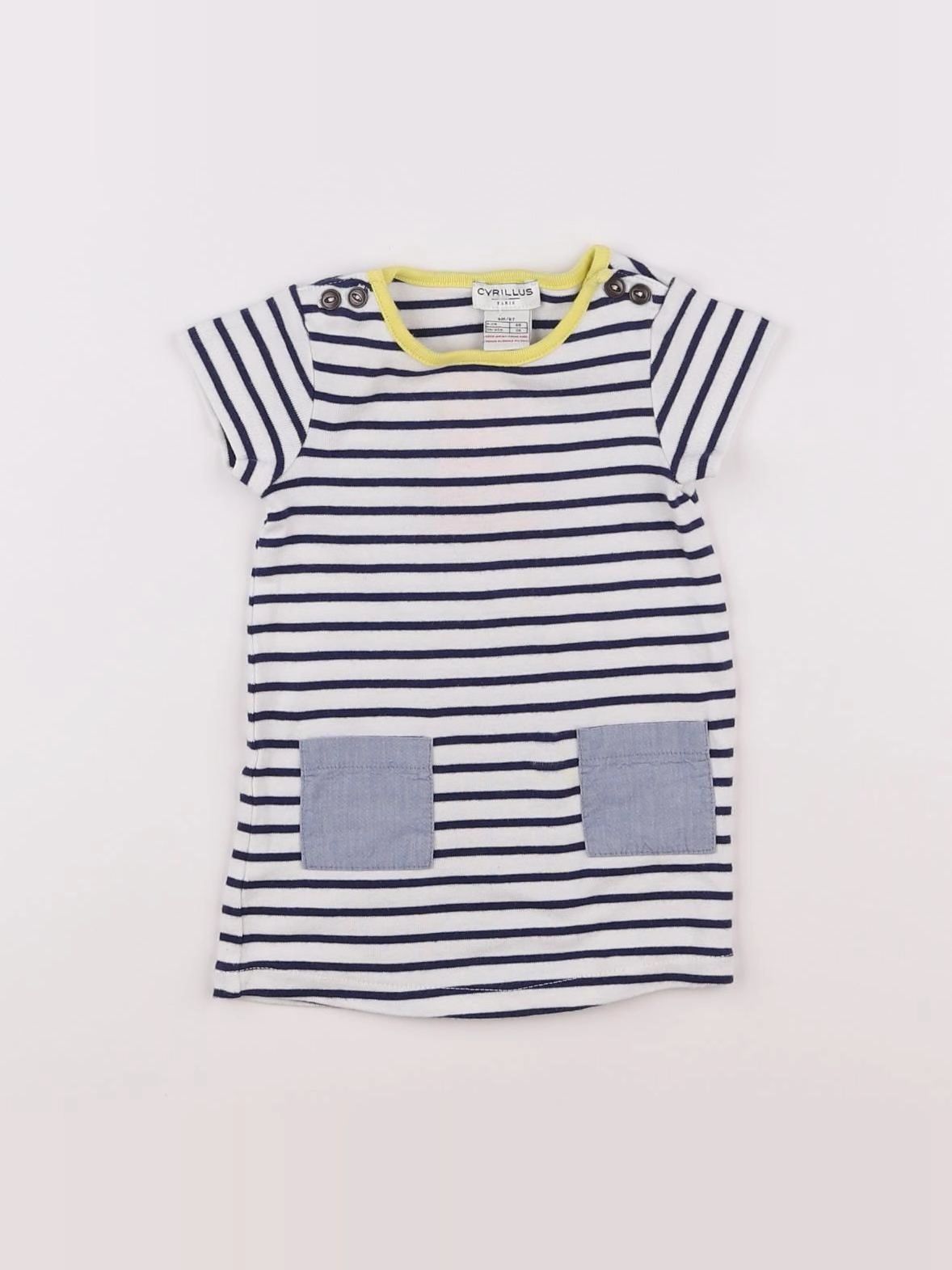 Cyrillus - robe blanc - 6 mois