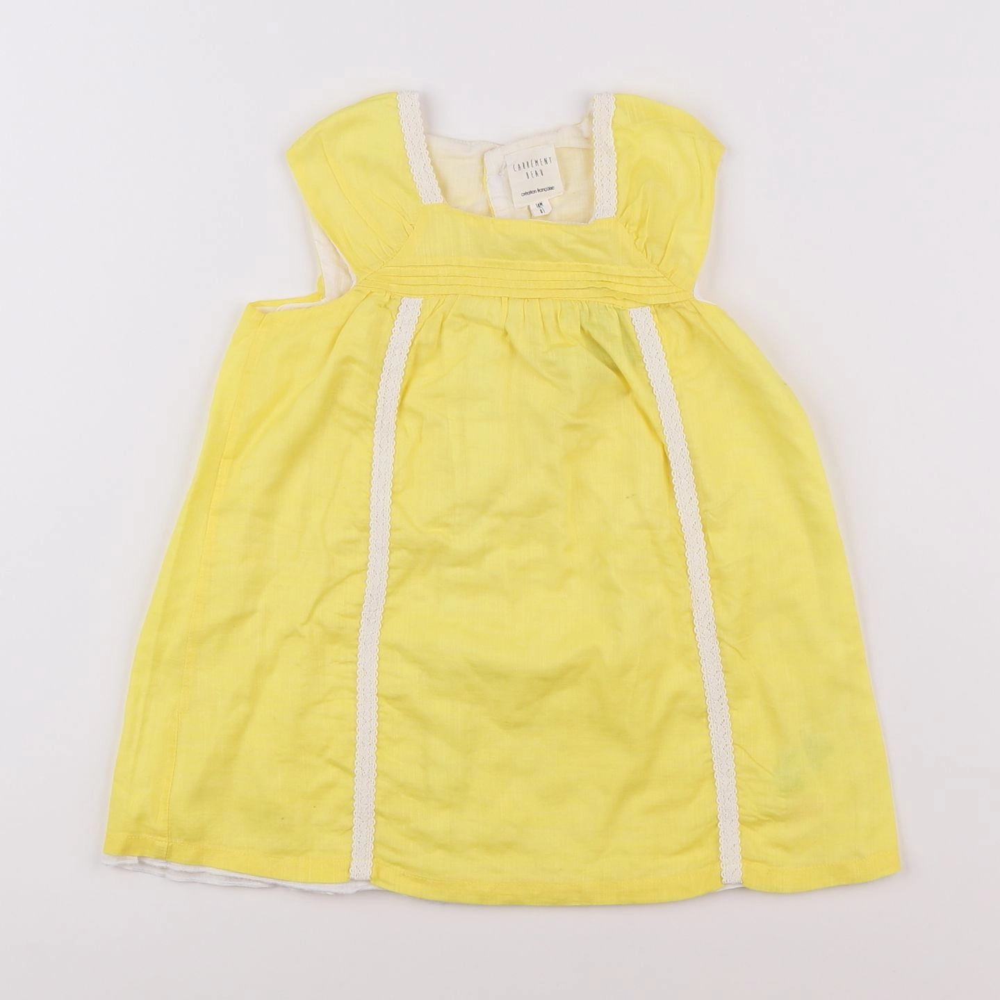 Carrément Beau - robe jaune - 18 mois