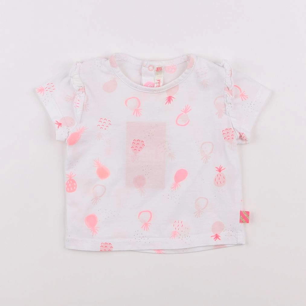 Billie Blush - tee-shirt blanc - 6 mois