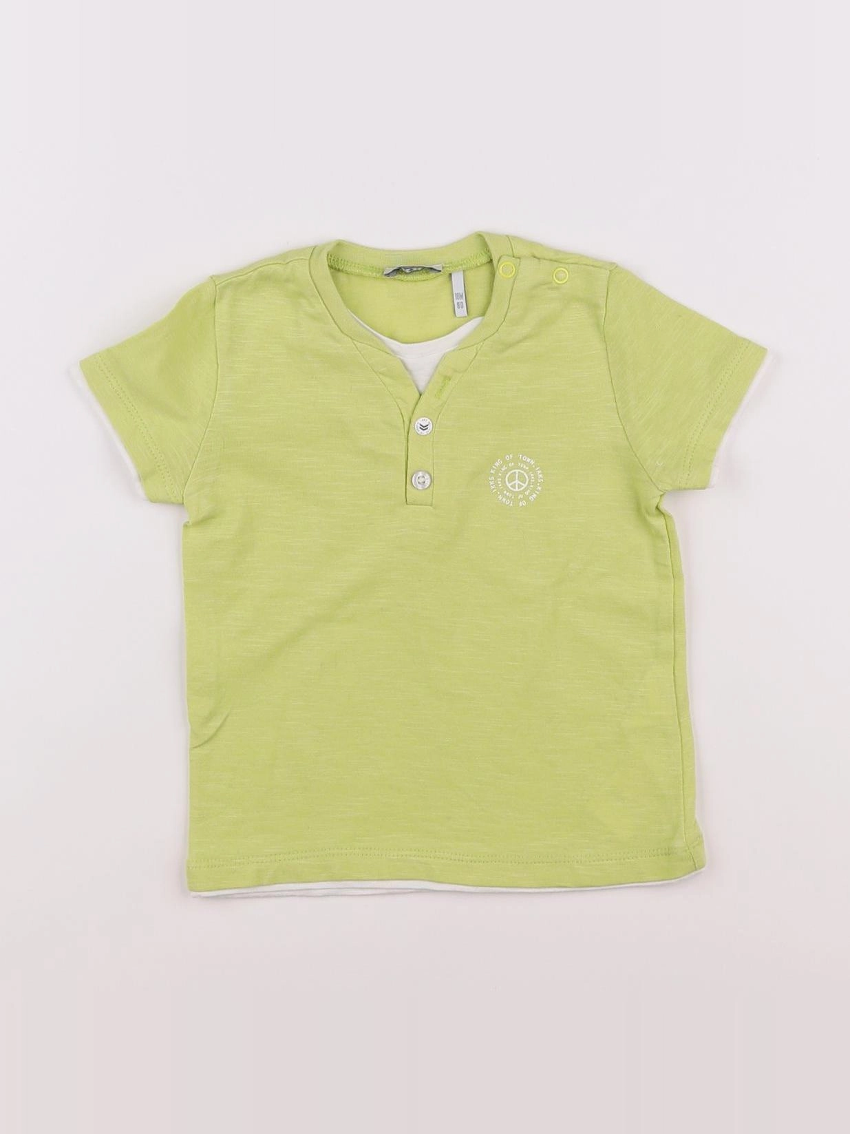 IKKS - tee-shirt jaune - 18 mois