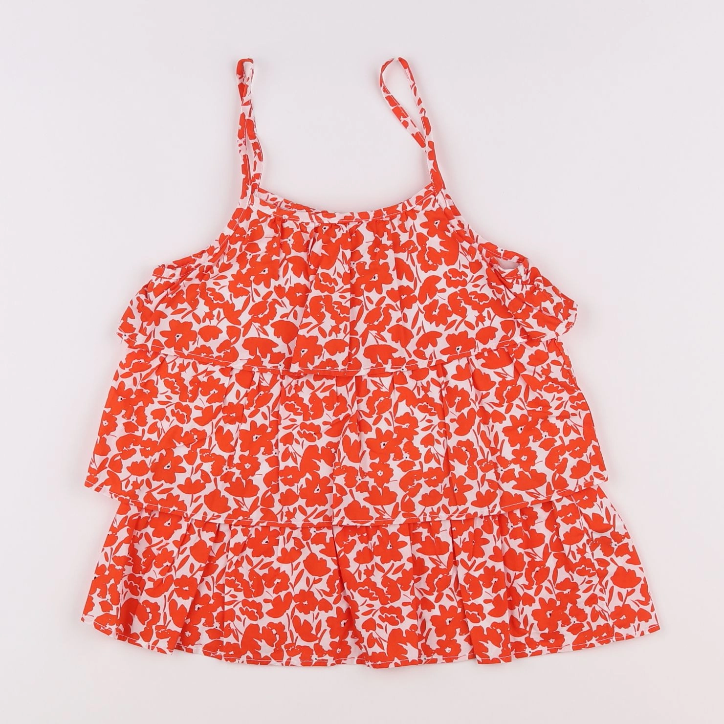 Vertbaudet - blouse rouge - 9 ans