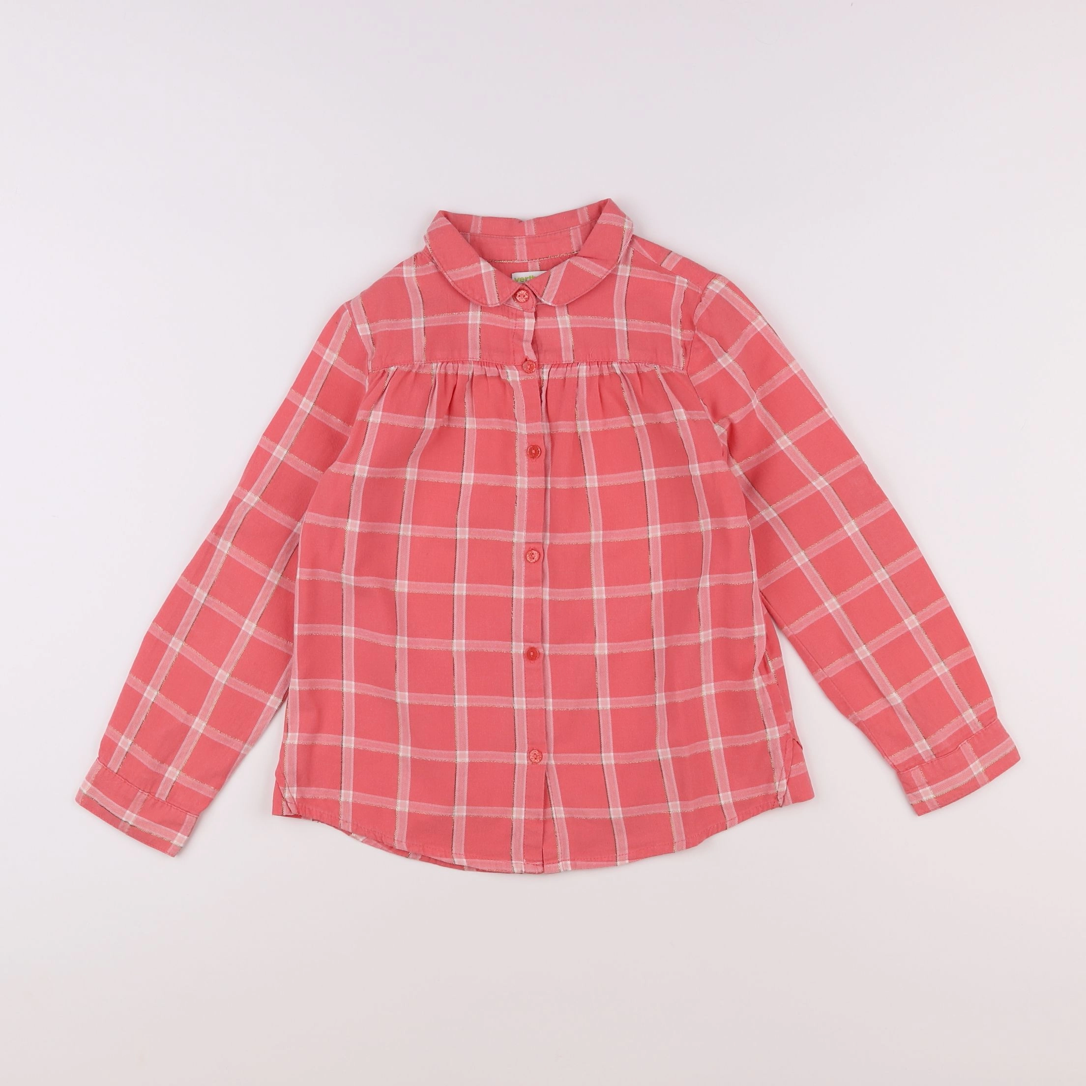 Vertbaudet - blouse rose - 8 ans