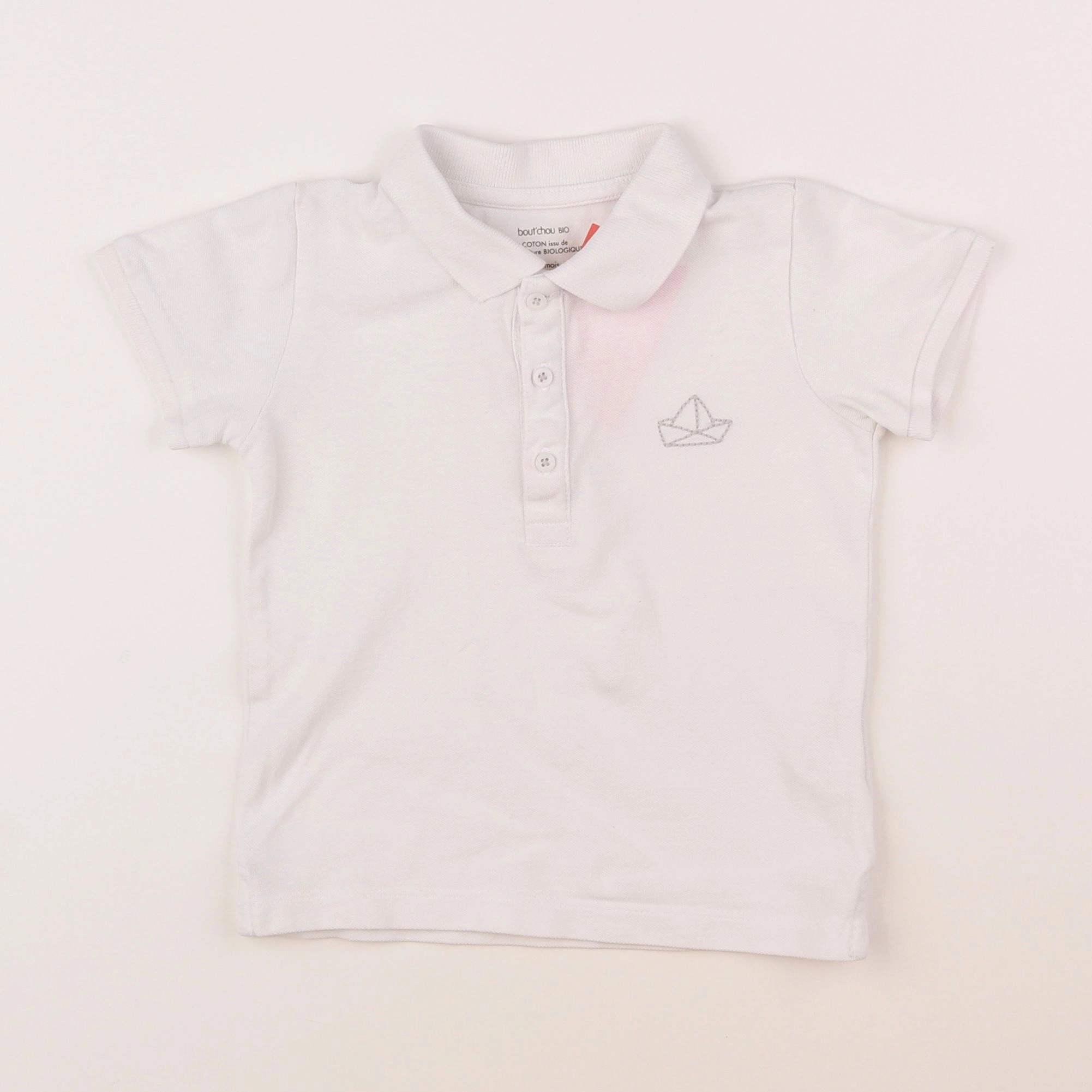 Boutchou - polo blanc - 3 ans