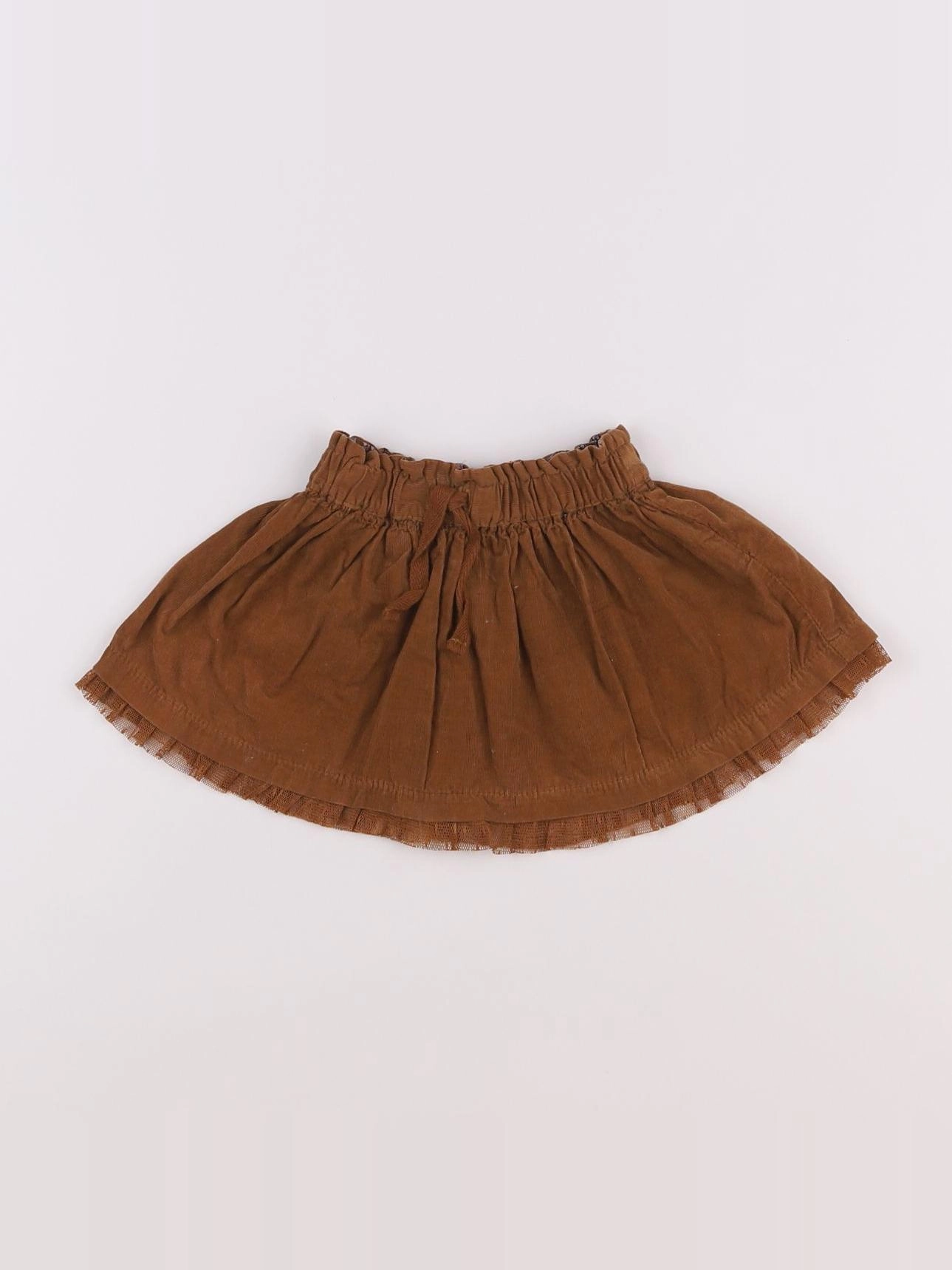 Zara - jupe marron - 6/9 mois
