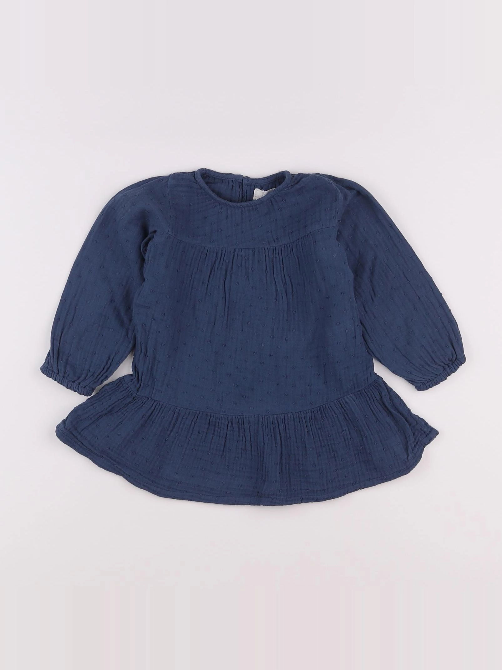 Mango - robe bleu - 18 mois à 2 ans