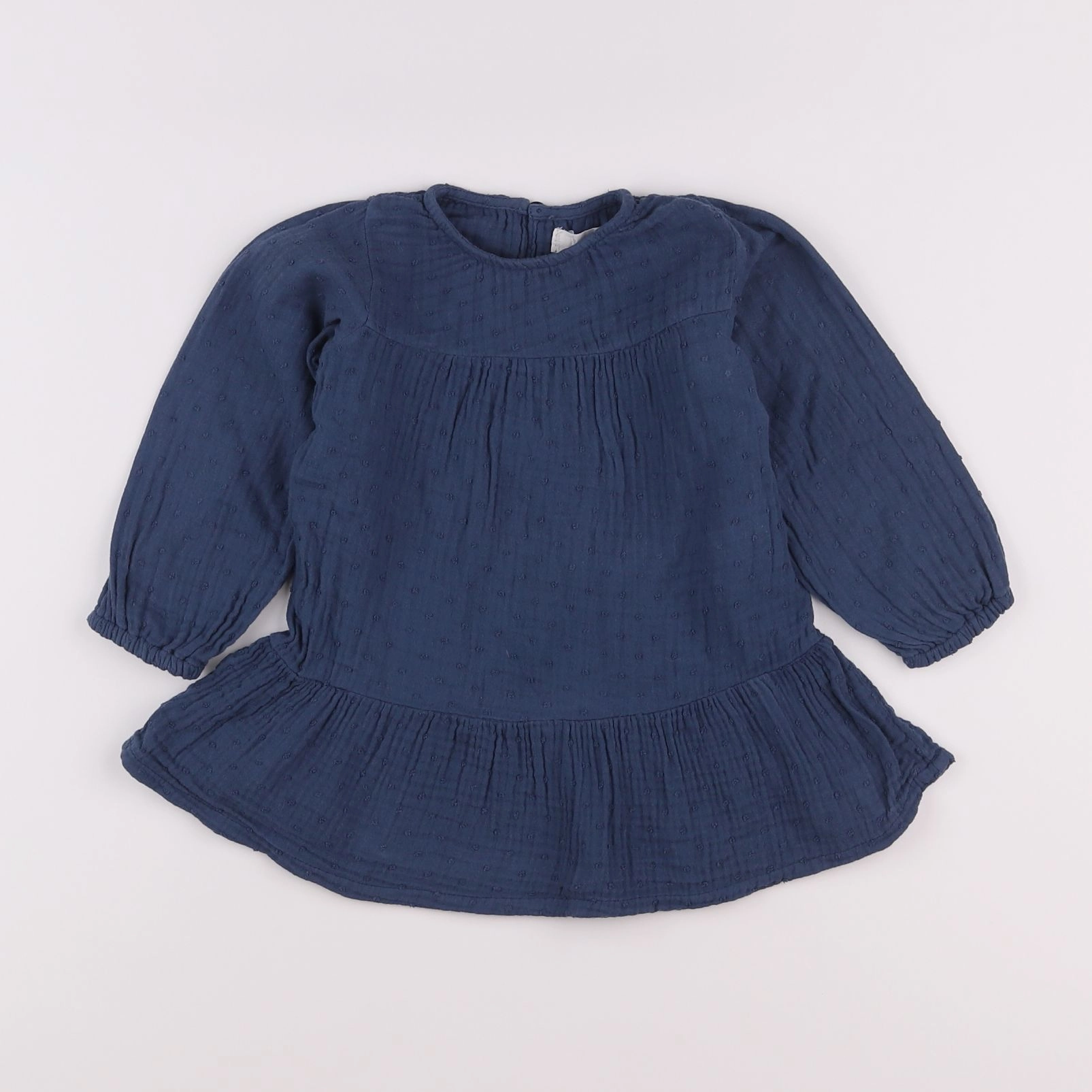 Mango - robe bleu - 18 mois à 2 ans