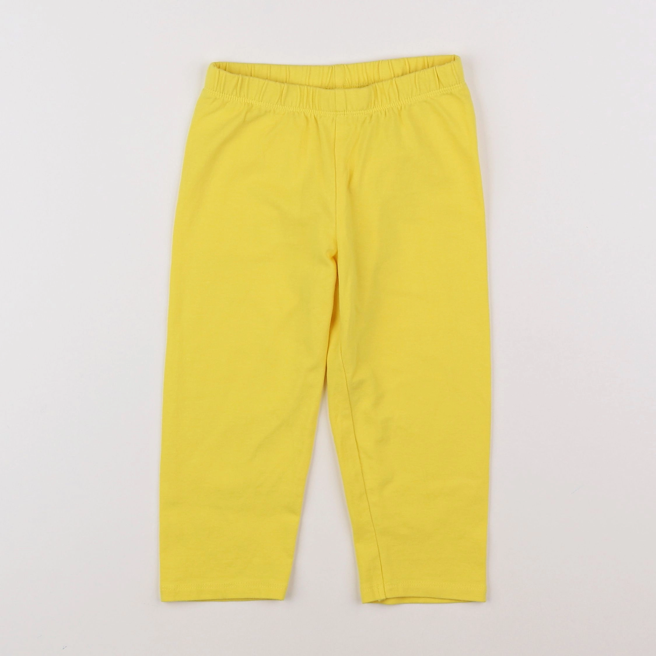 Vertbaudet - legging court jaune - 9 ans