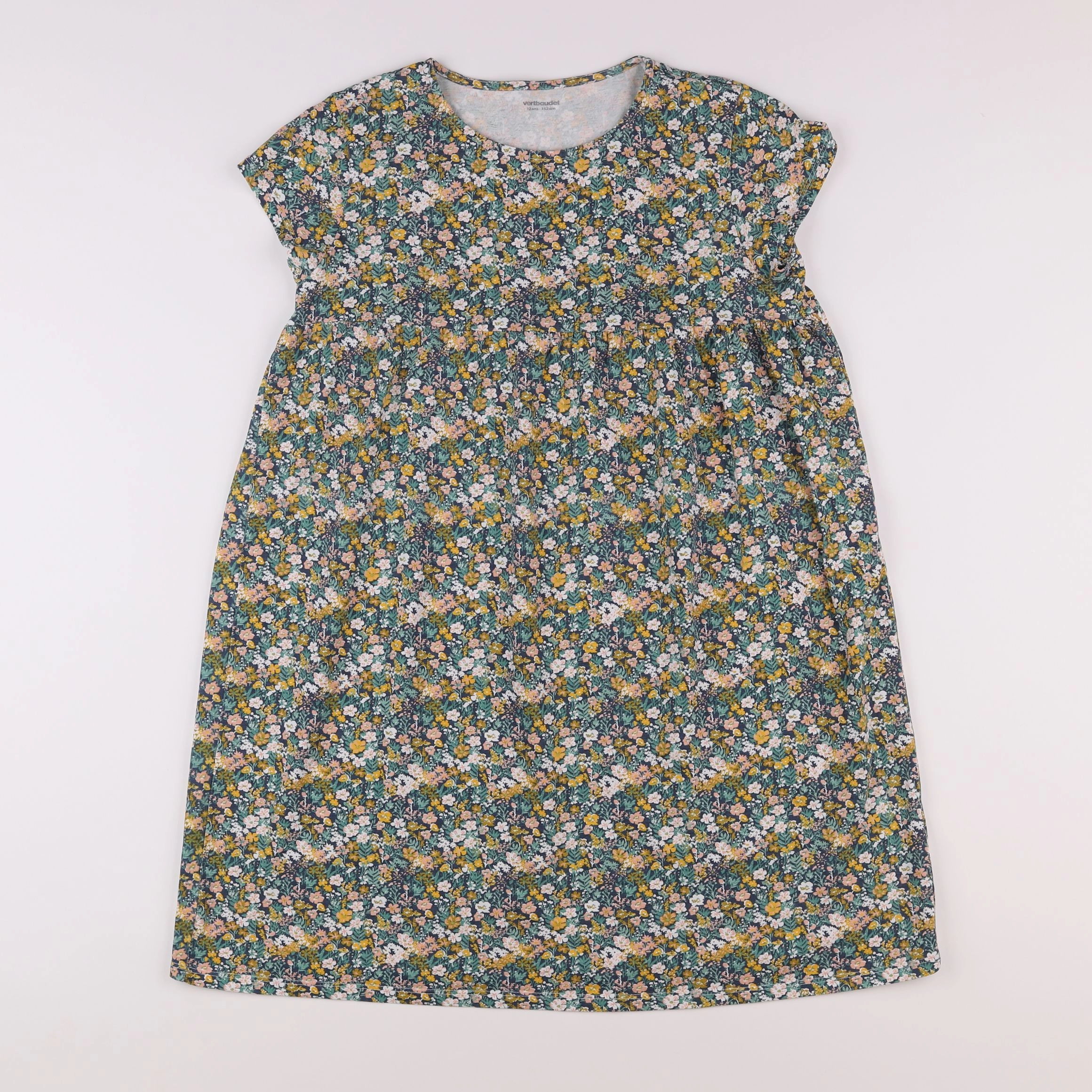 Vertbaudet - robe vert - 12 ans