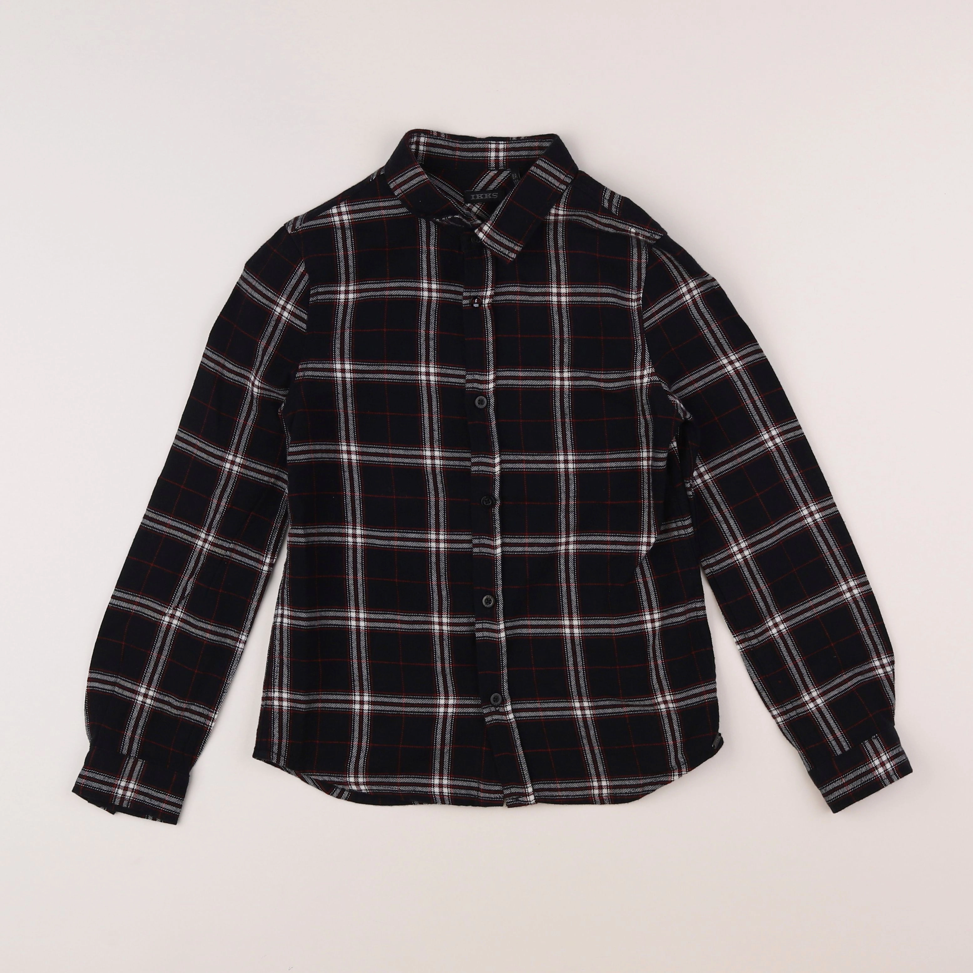 IKKS - chemise imprimé au dos noir - 8 ans