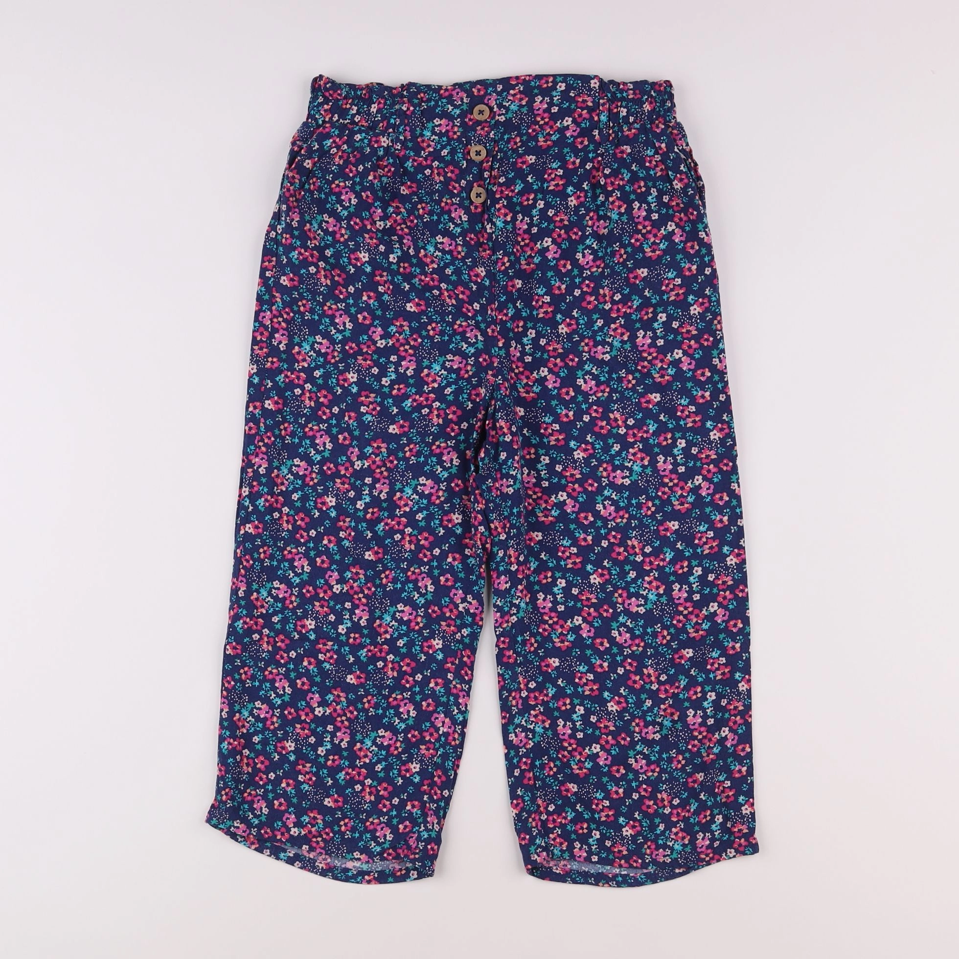 Vertbaudet - pantalon bleu - 10 ans
