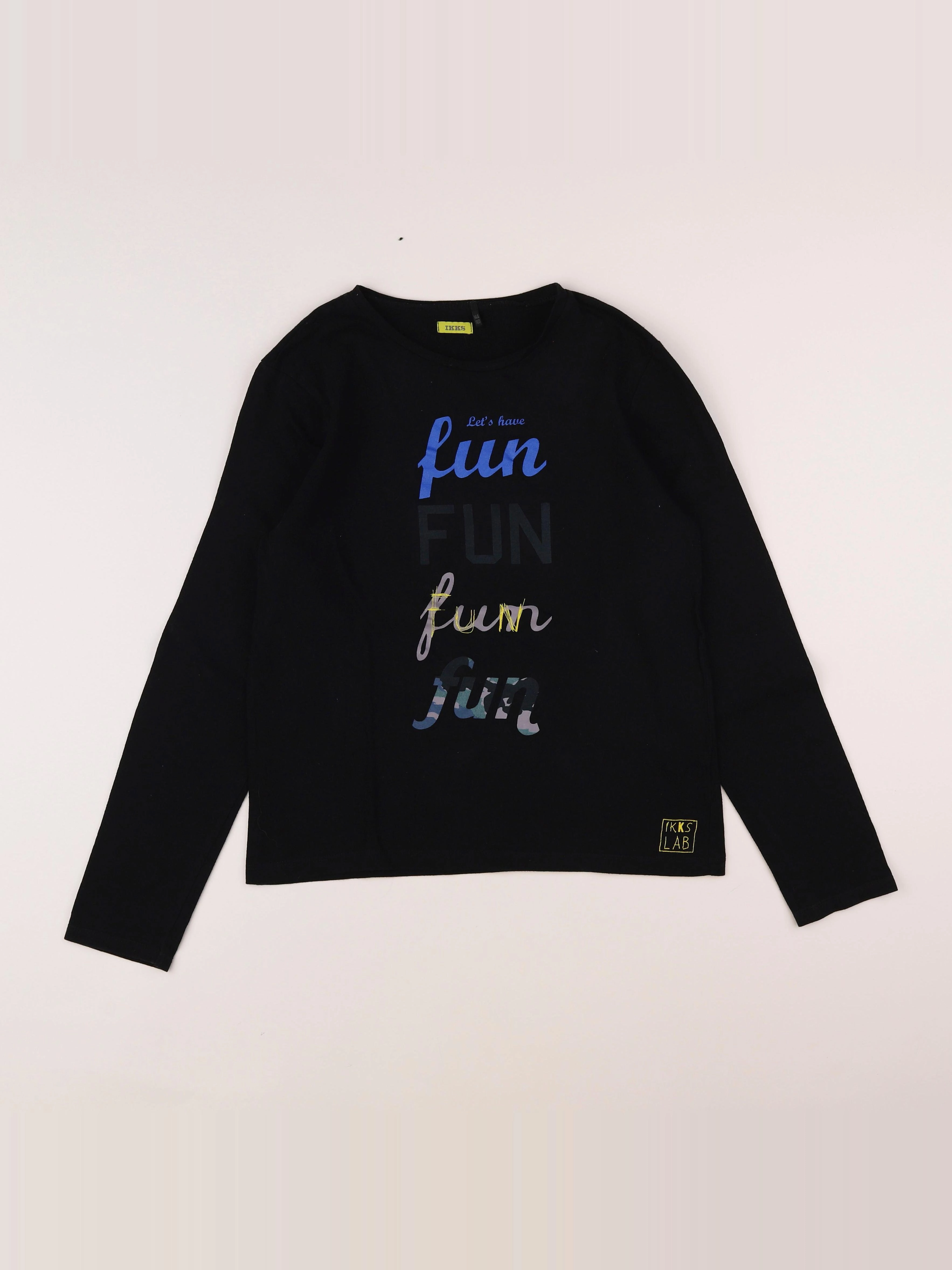 IKKS - tee-shirt noir - 14 ans