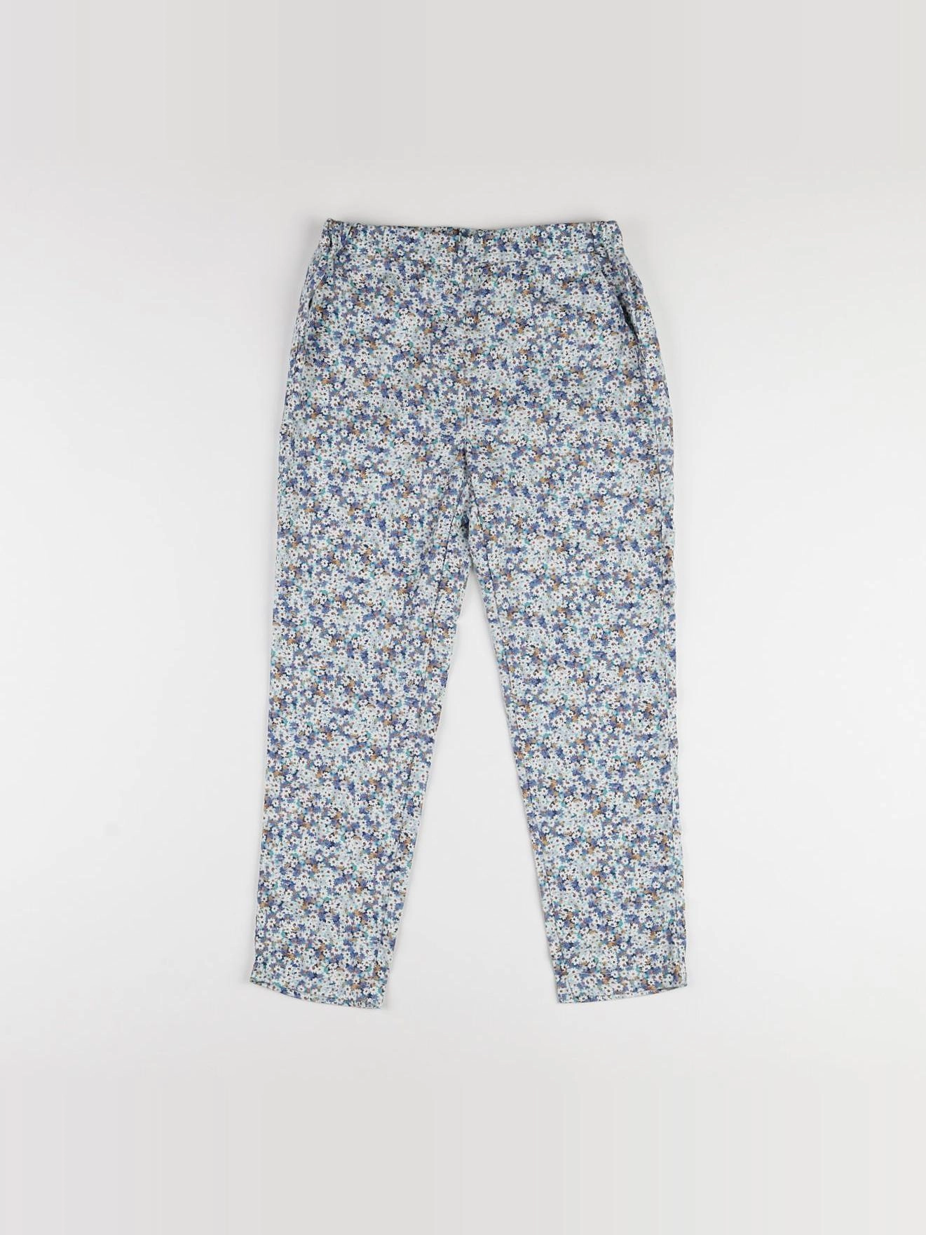 Frangin Frangine - pantalon marguerite bleu - 12 ans