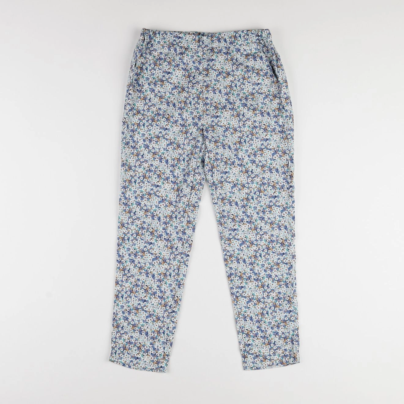 Frangin Frangine - pantalon marguerite bleu - 12 ans