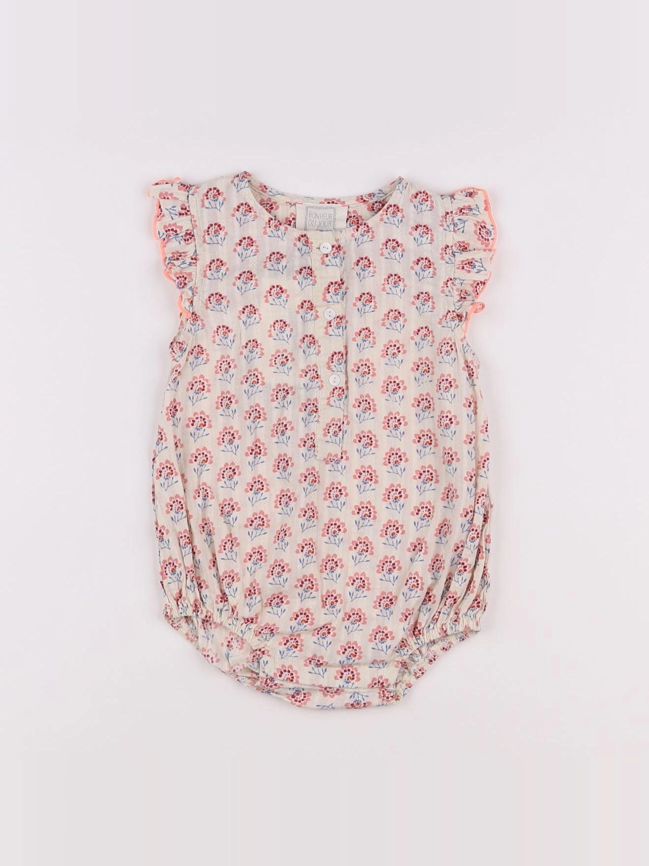 Bonheur du jour - combinaison multicolore - 12 mois