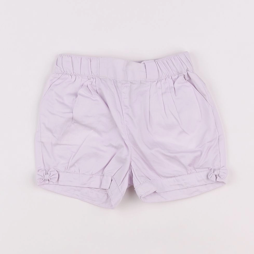 Vertbaudet - short violet - 18 mois