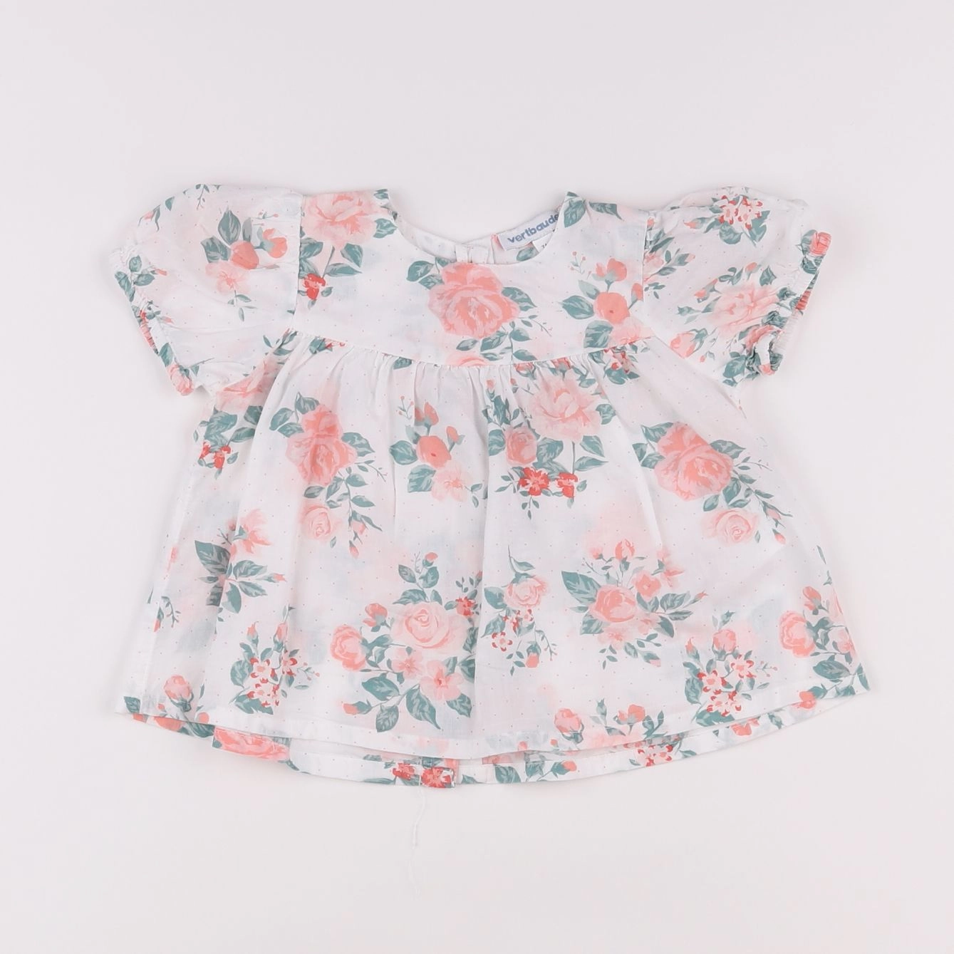 Vertbaudet - blouse rose - 12 mois