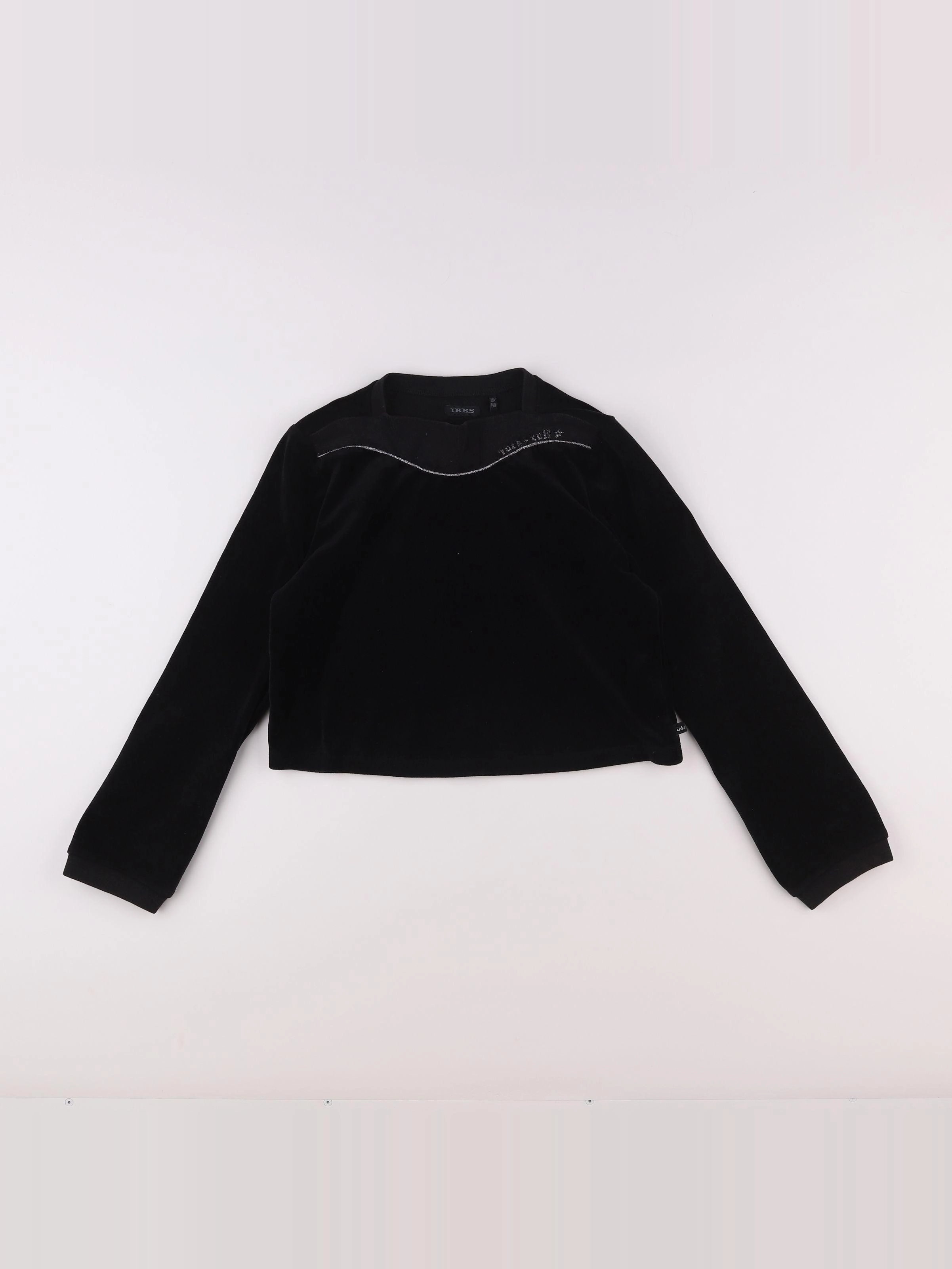IKKS - sweat noir - 10 ans