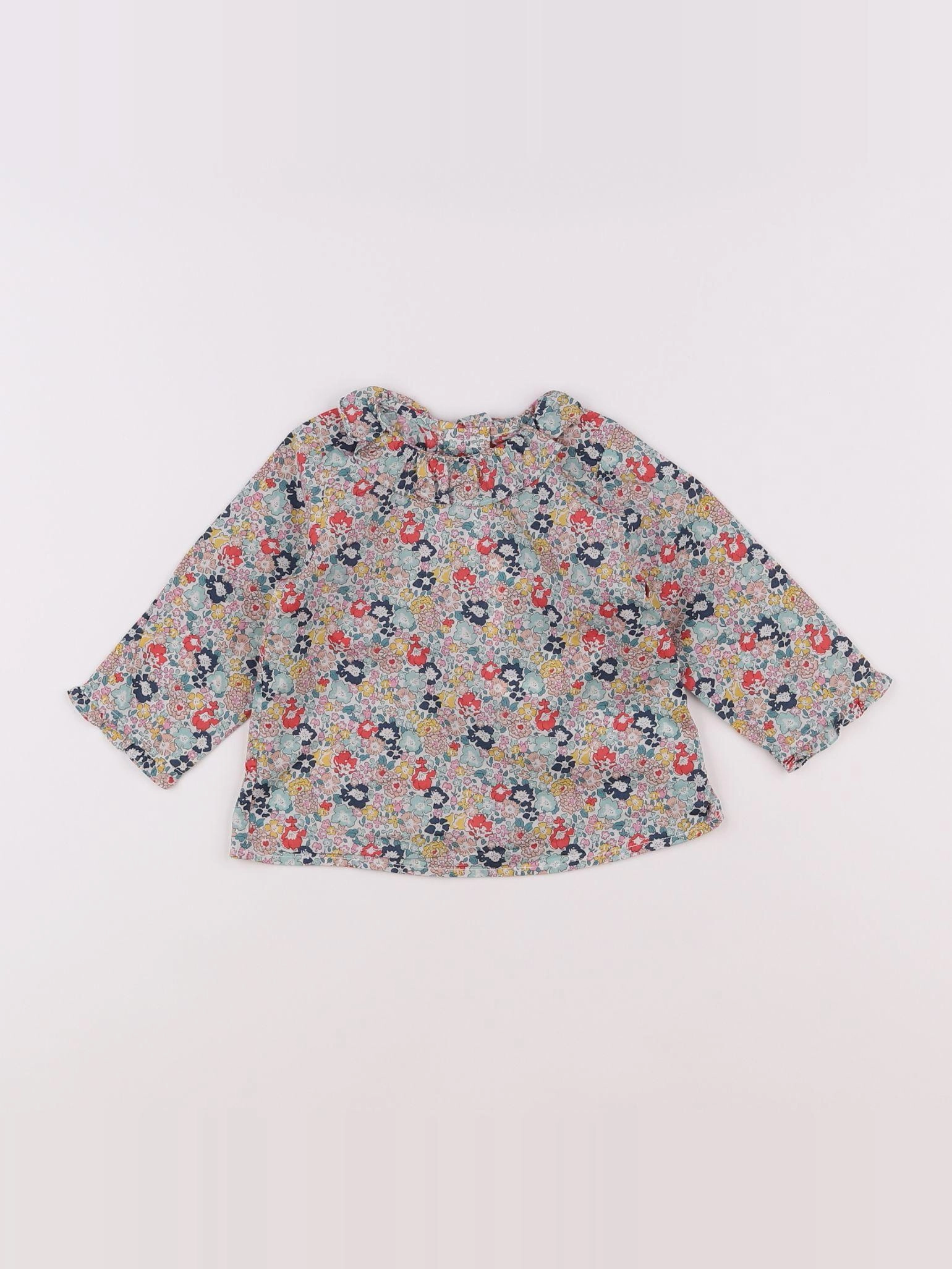Bonpoint - blouse multicolore - 12 mois