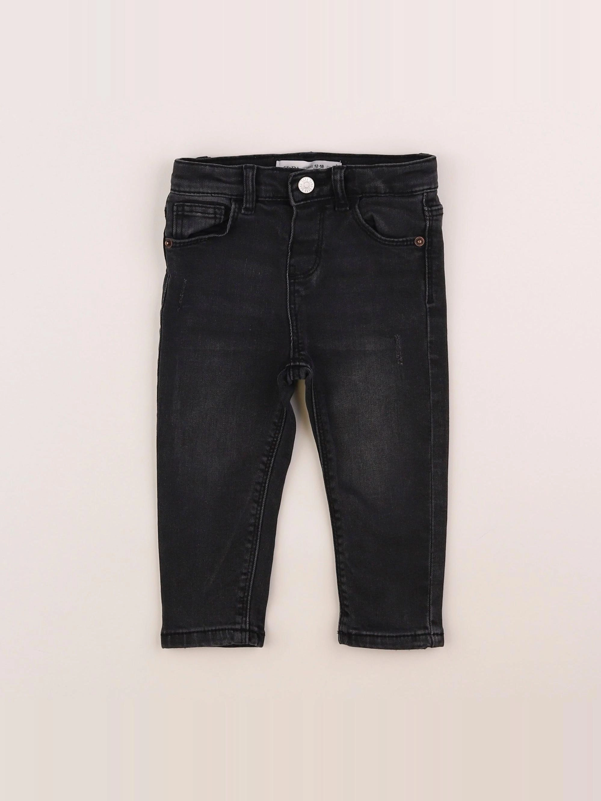 Zara - jean noir - 12/18 mois