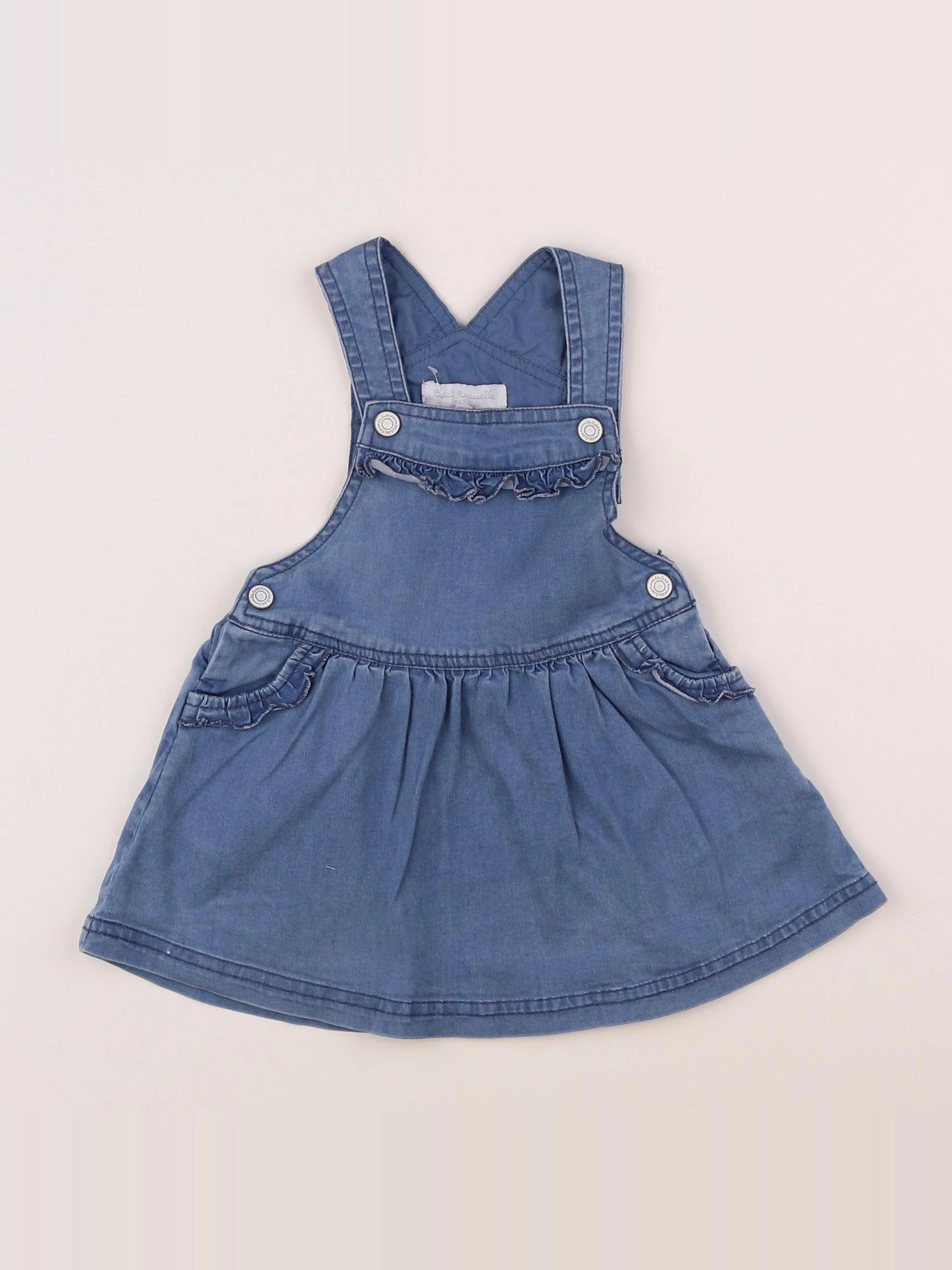Cadet Rousselle - robe bleu - 12 mois