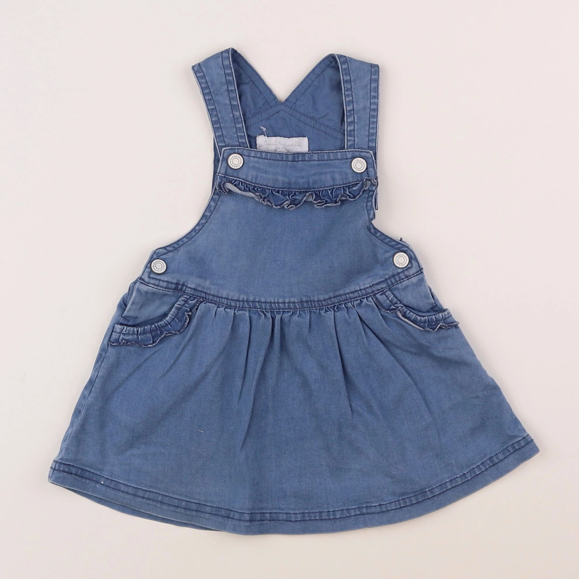 Cadet Rousselle - robe bleu - 12 mois
