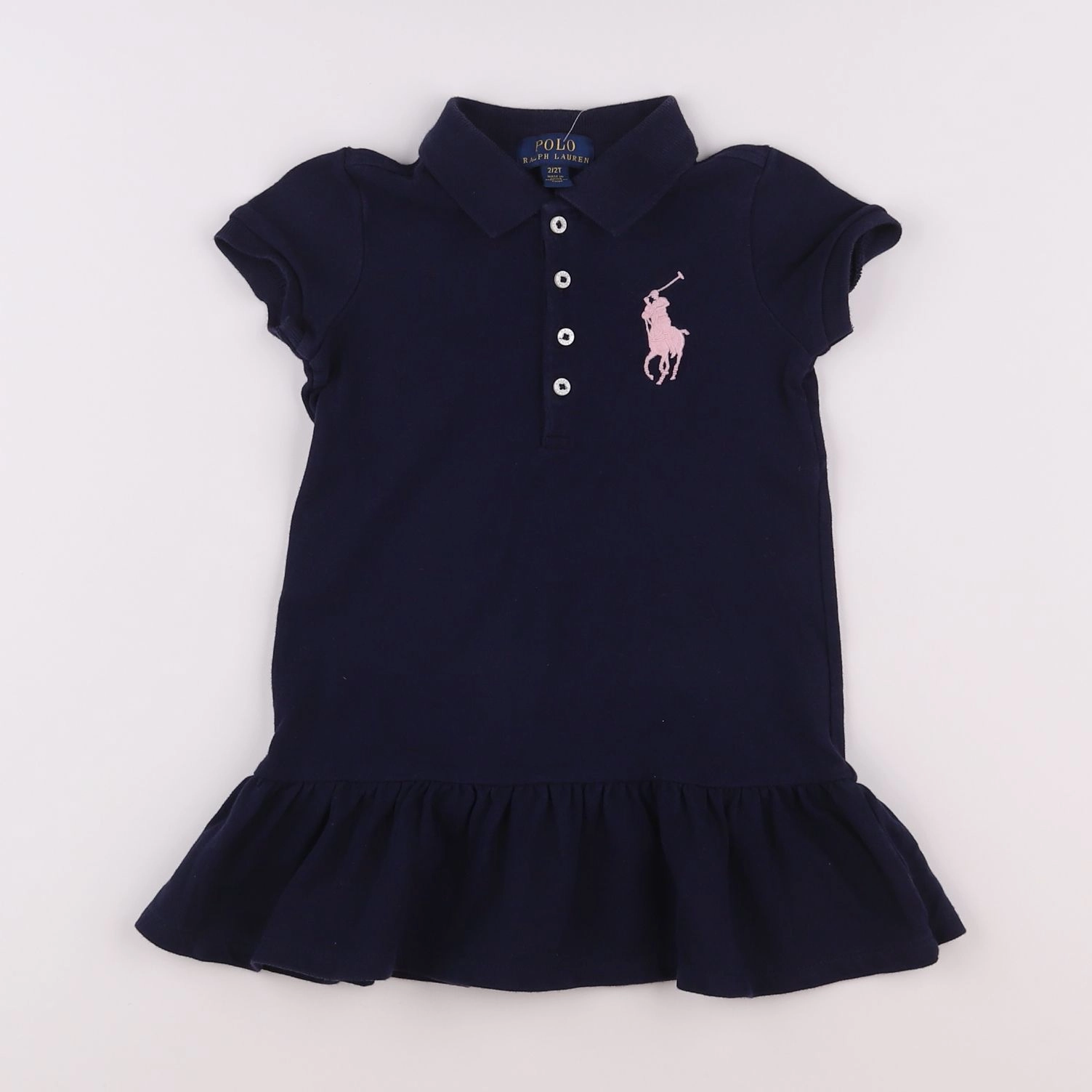 Ralph Lauren - robe bleu - 2 ans