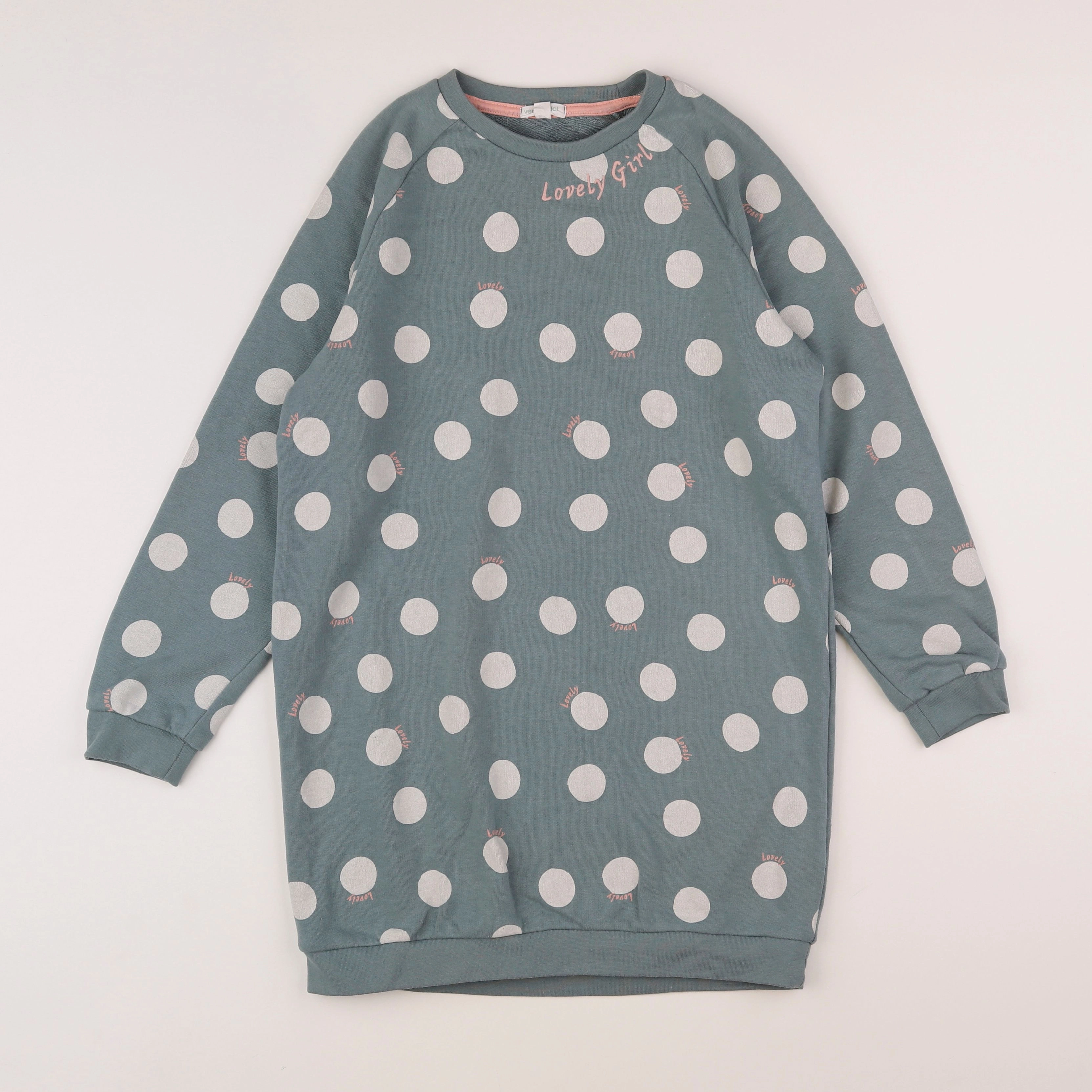 Vertbaudet - robe vert - 10 ans