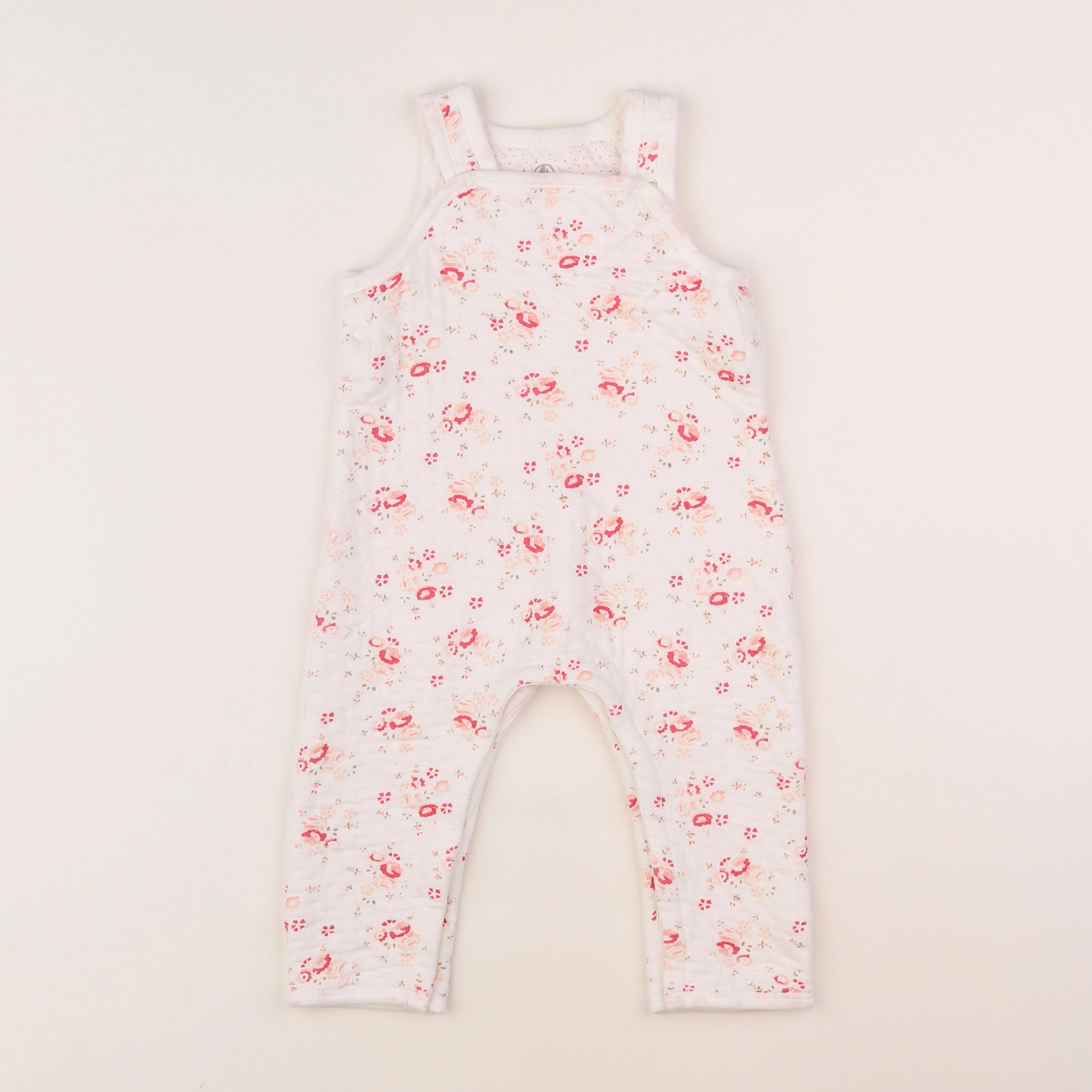 Petit Bateau - combinaison blanc - 12 mois
