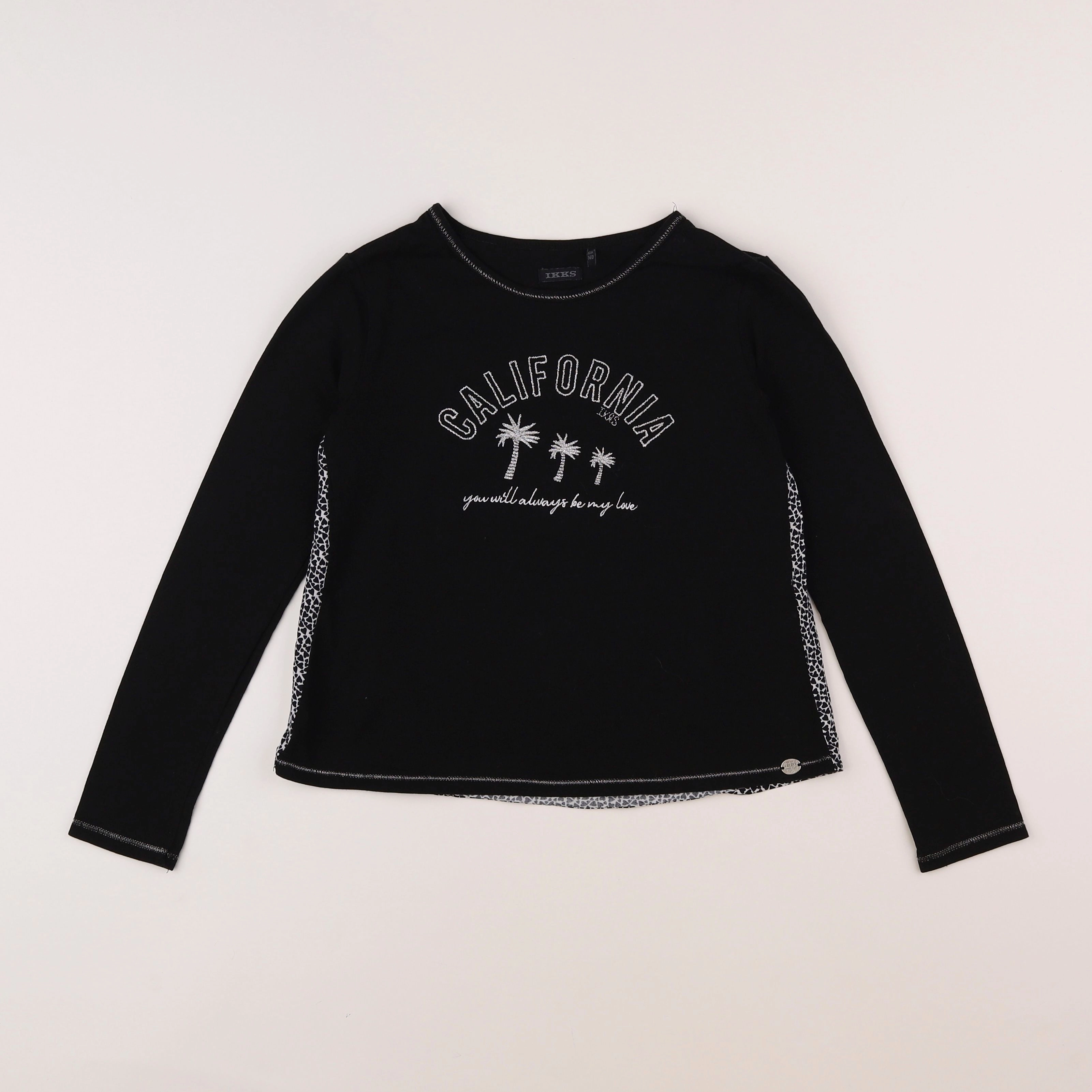 IKKS - tee-shirt noir - 10 ans