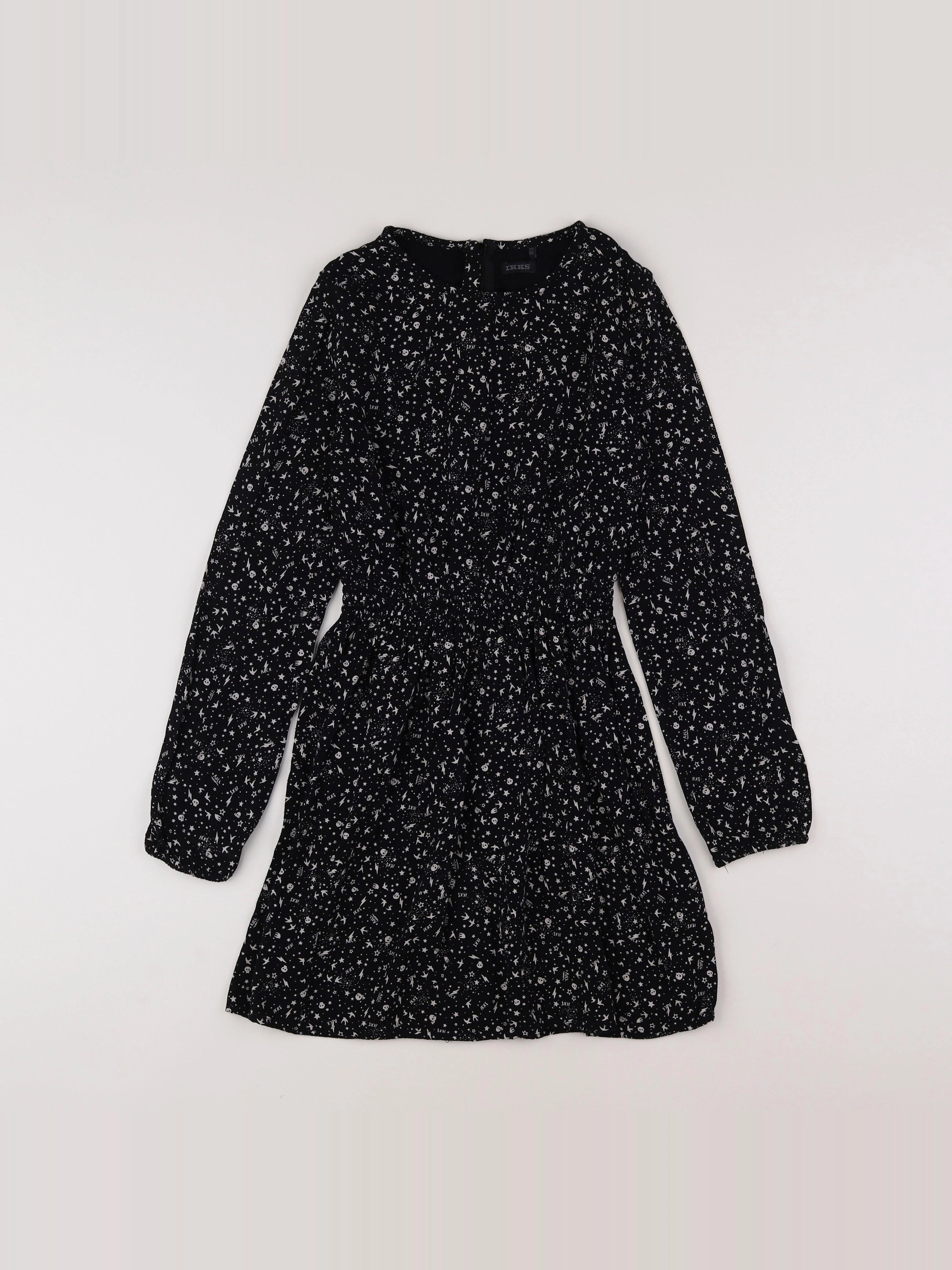 IKKS - robe noir - 12 ans