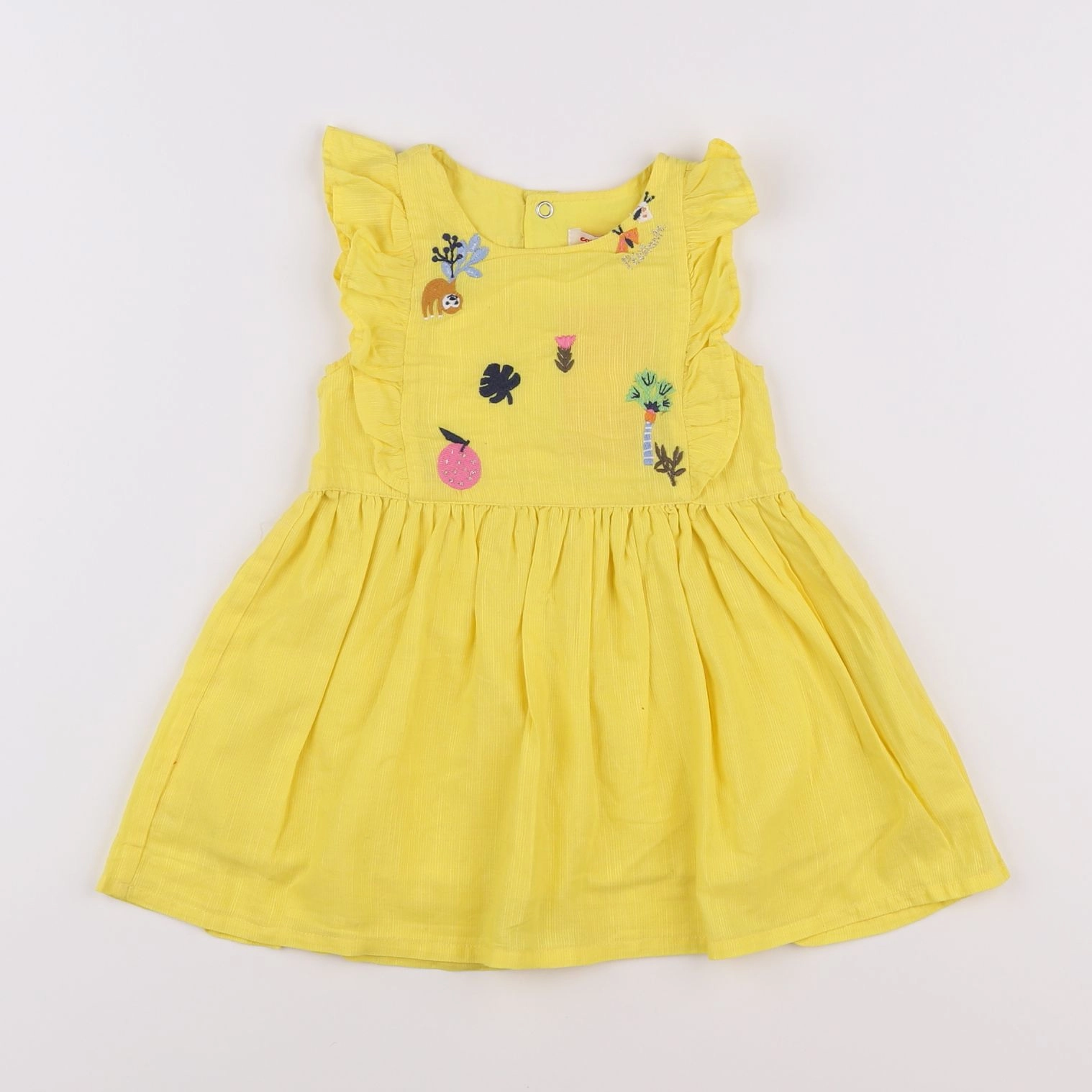 Catimini - robe jaune - 12 mois