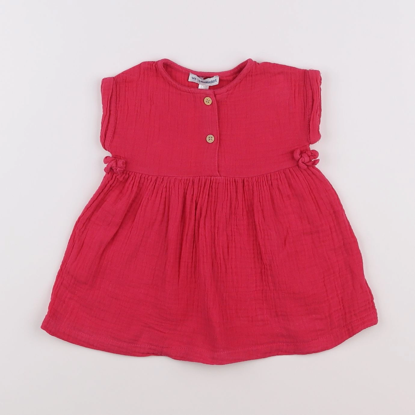 Vertbaudet - robe rose - 9 mois