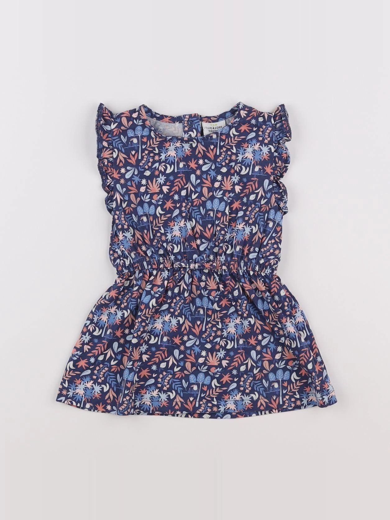 Tape à l'oeil - robe multicolore - 12 mois