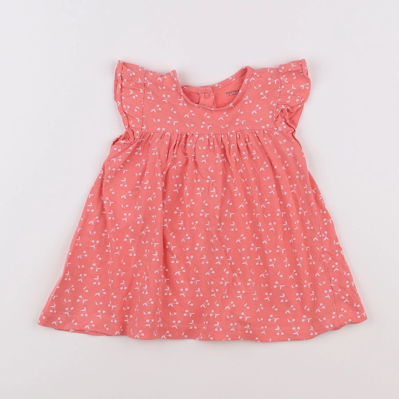 Vertbaudet - robe rose - 9 mois