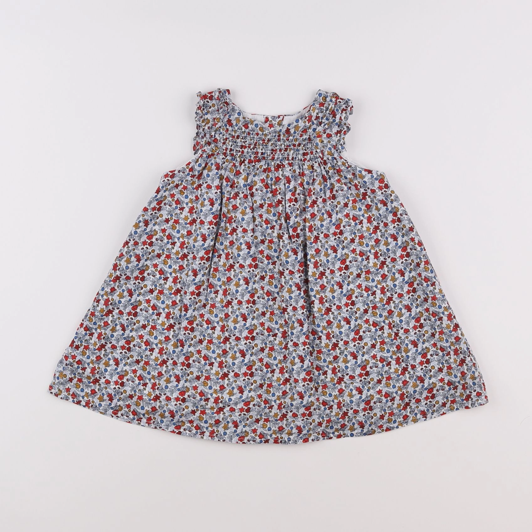 Boutchou - robe multicolore - 9 mois