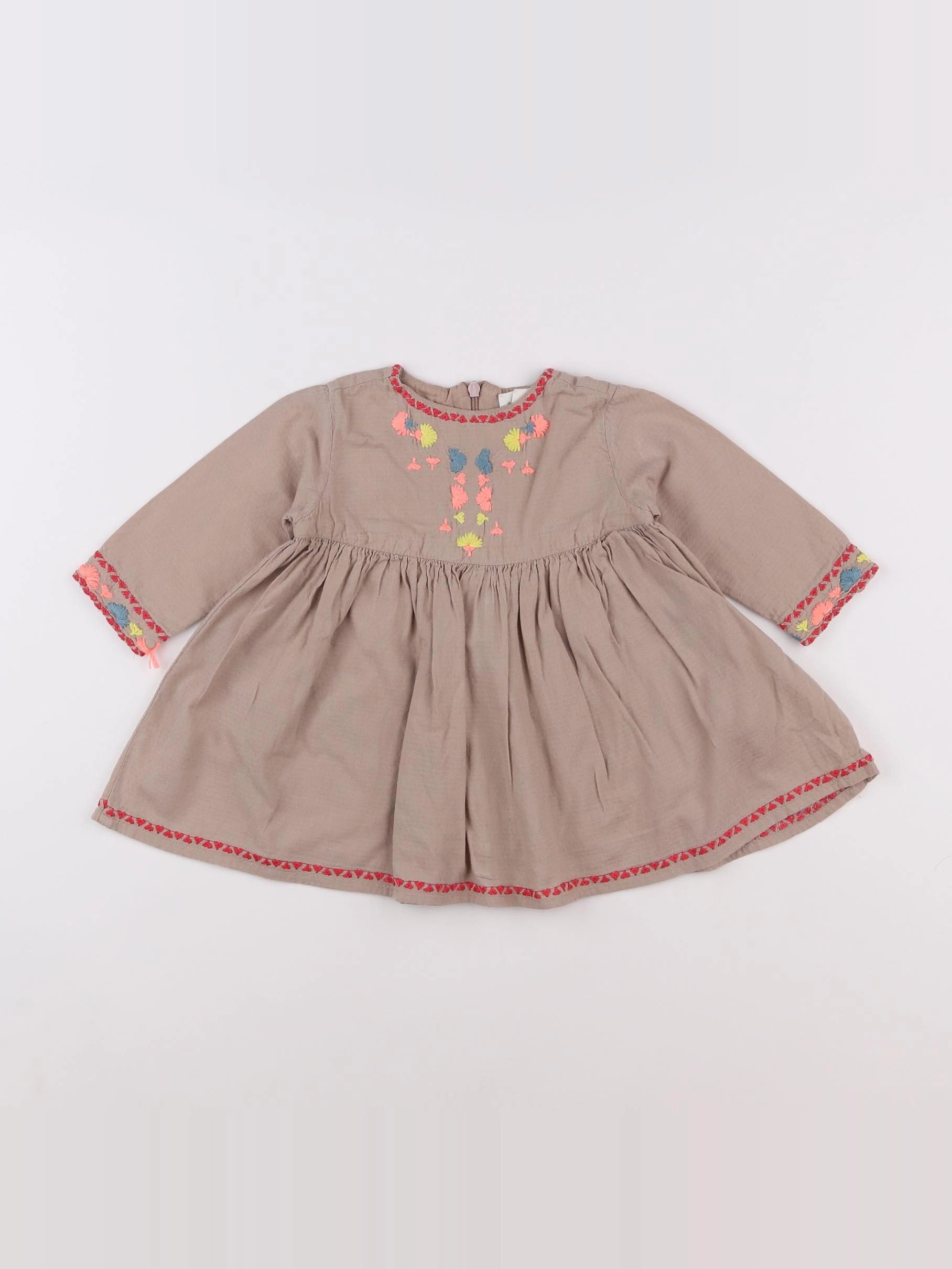Arsène et les pipelettes - robe marron - 12 mois