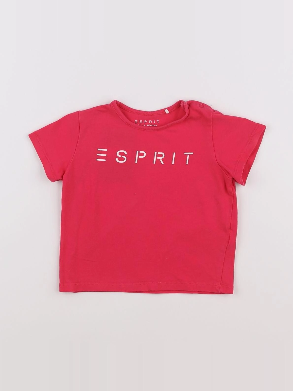 Esprit - tee-shirt rose - 9 mois