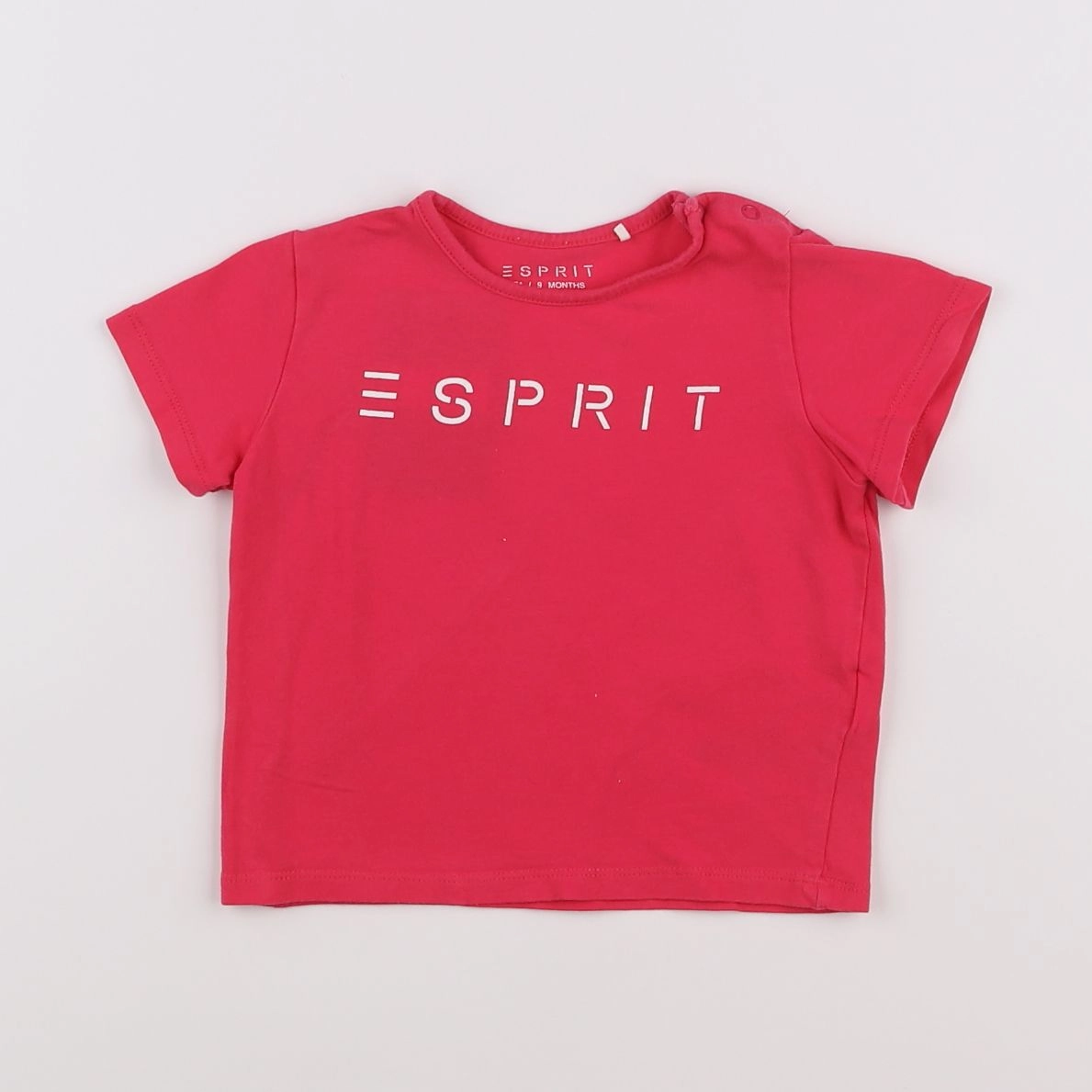 Esprit - tee-shirt rose - 9 mois