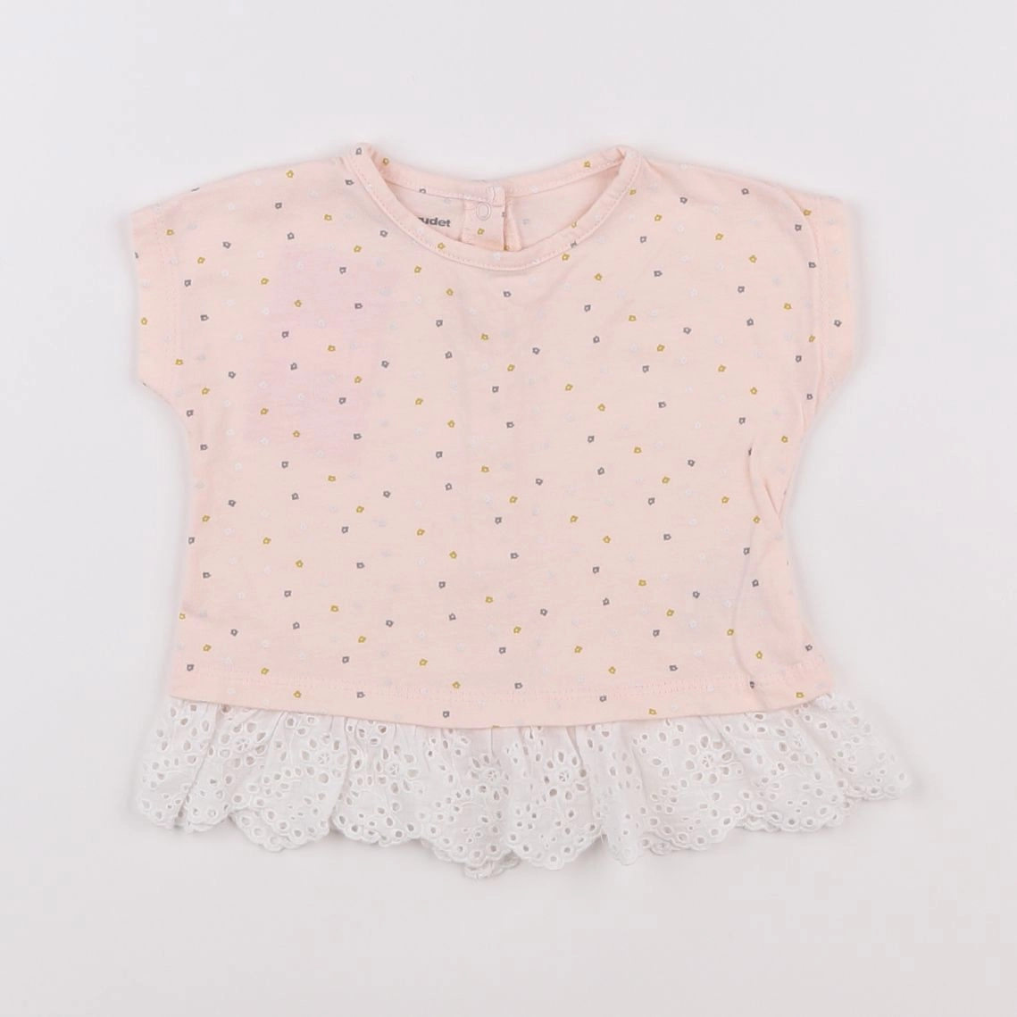 Vertbaudet - tee-shirt rose - 9 mois