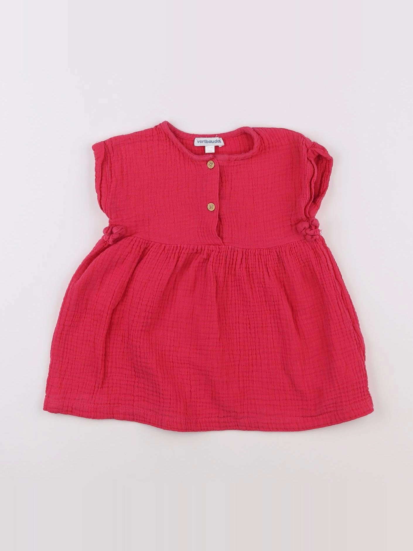 Vertbaudet - robe rose - 18 mois